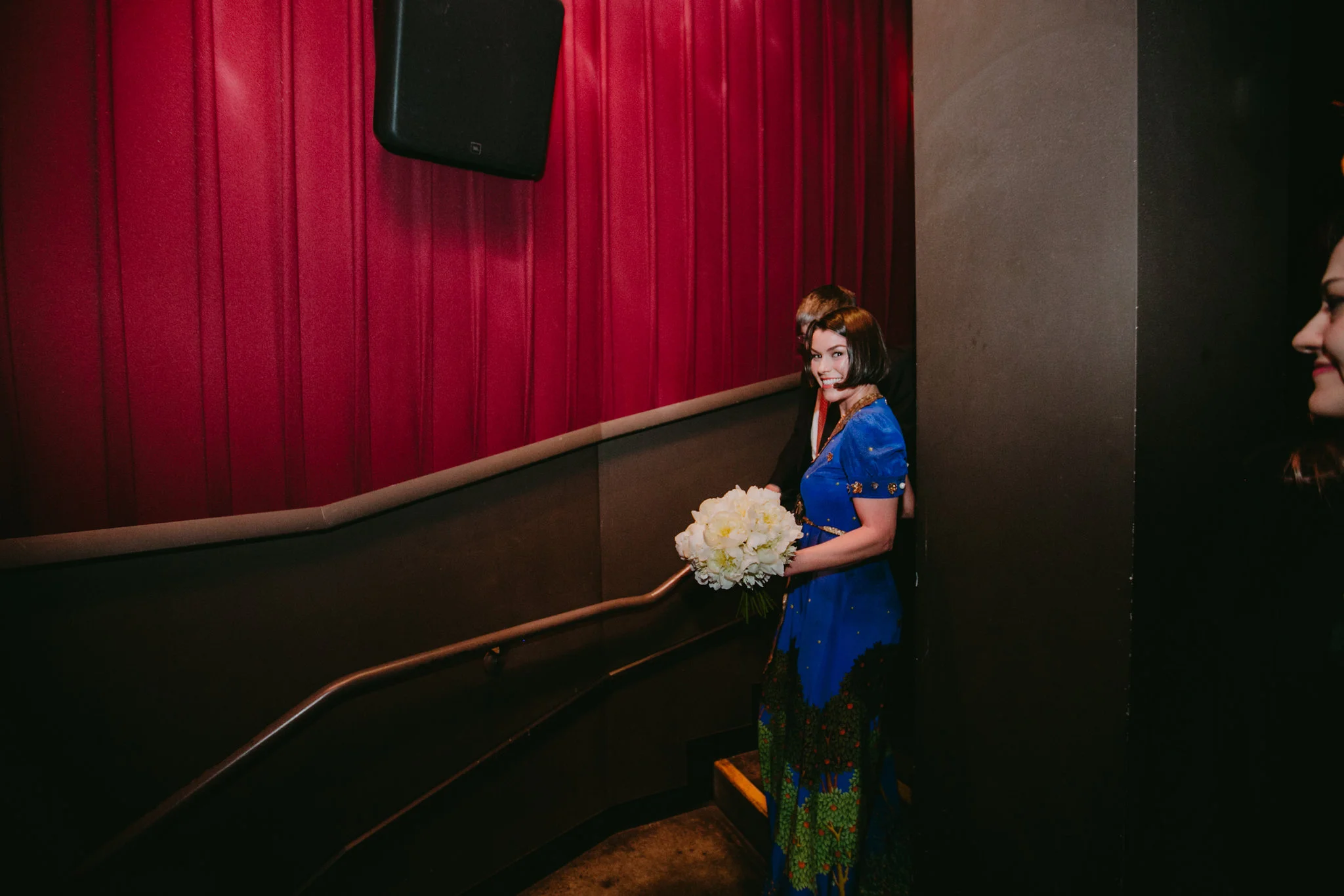 Nitehawk Cinema Wedding Brooklyn Chellise Michael