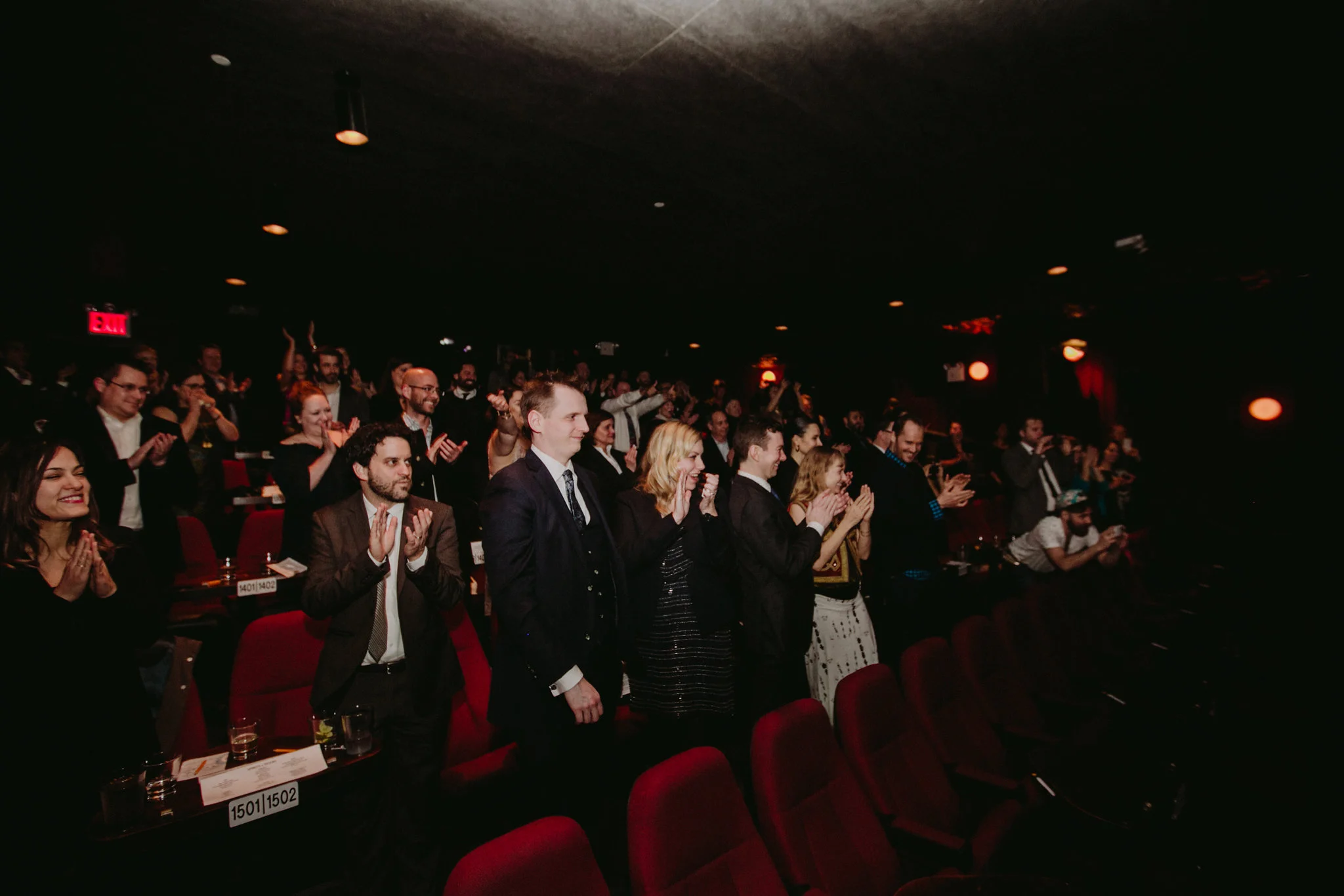 Nitehawk Cinema Wedding Brooklyn Chellise Michael