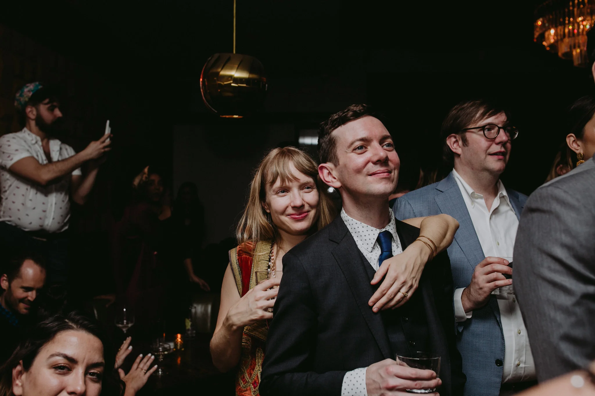 Nitehawk Cinema Wedding Brooklyn Chellise Michael
