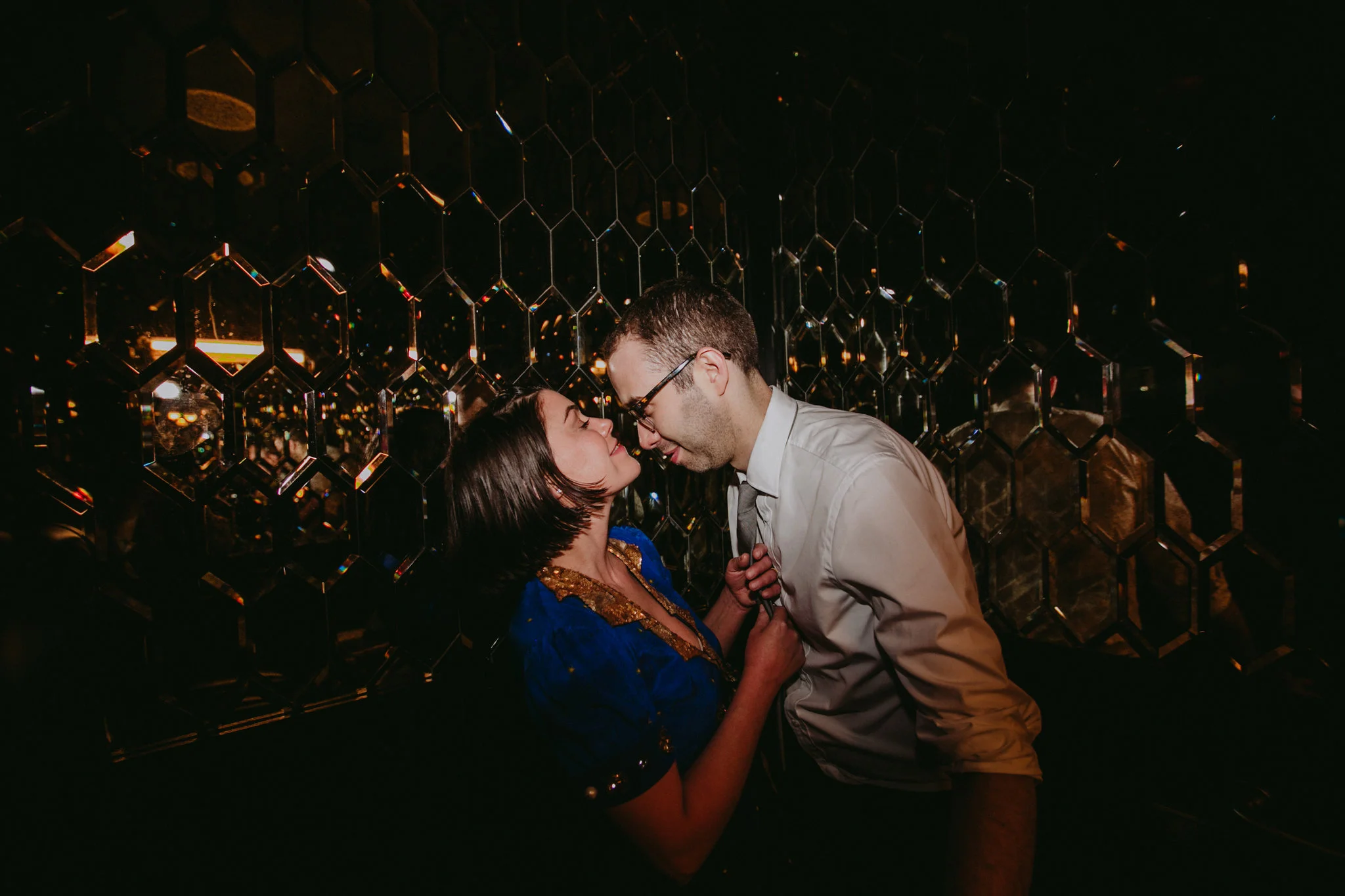 Nitehawk Cinema Wedding Brooklyn Chellise Michael