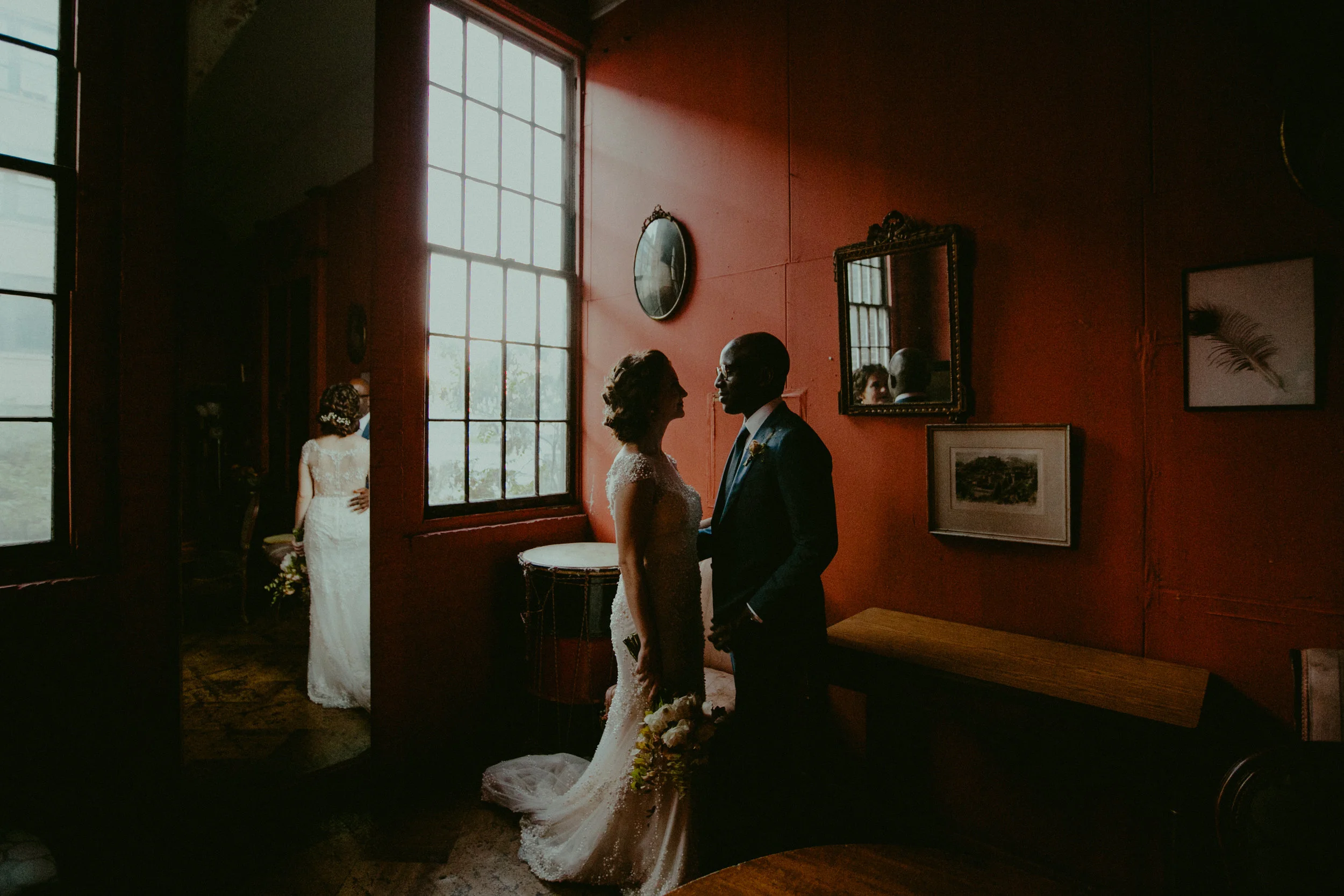 metropolitan building wedding documentary candid style brooklyn