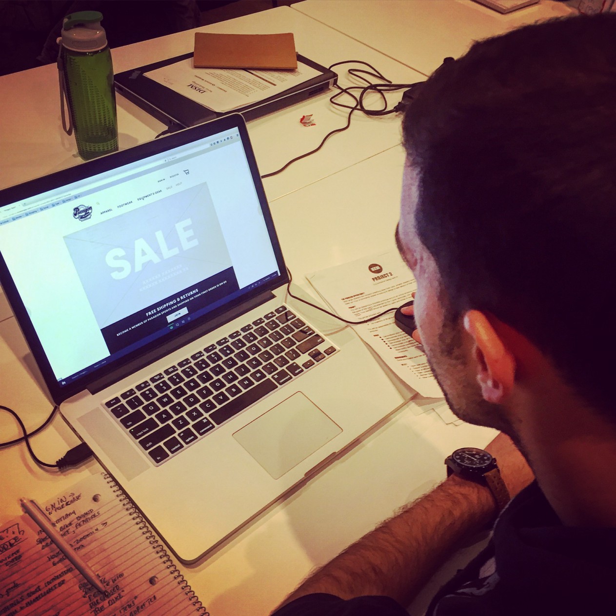 The second usability test.