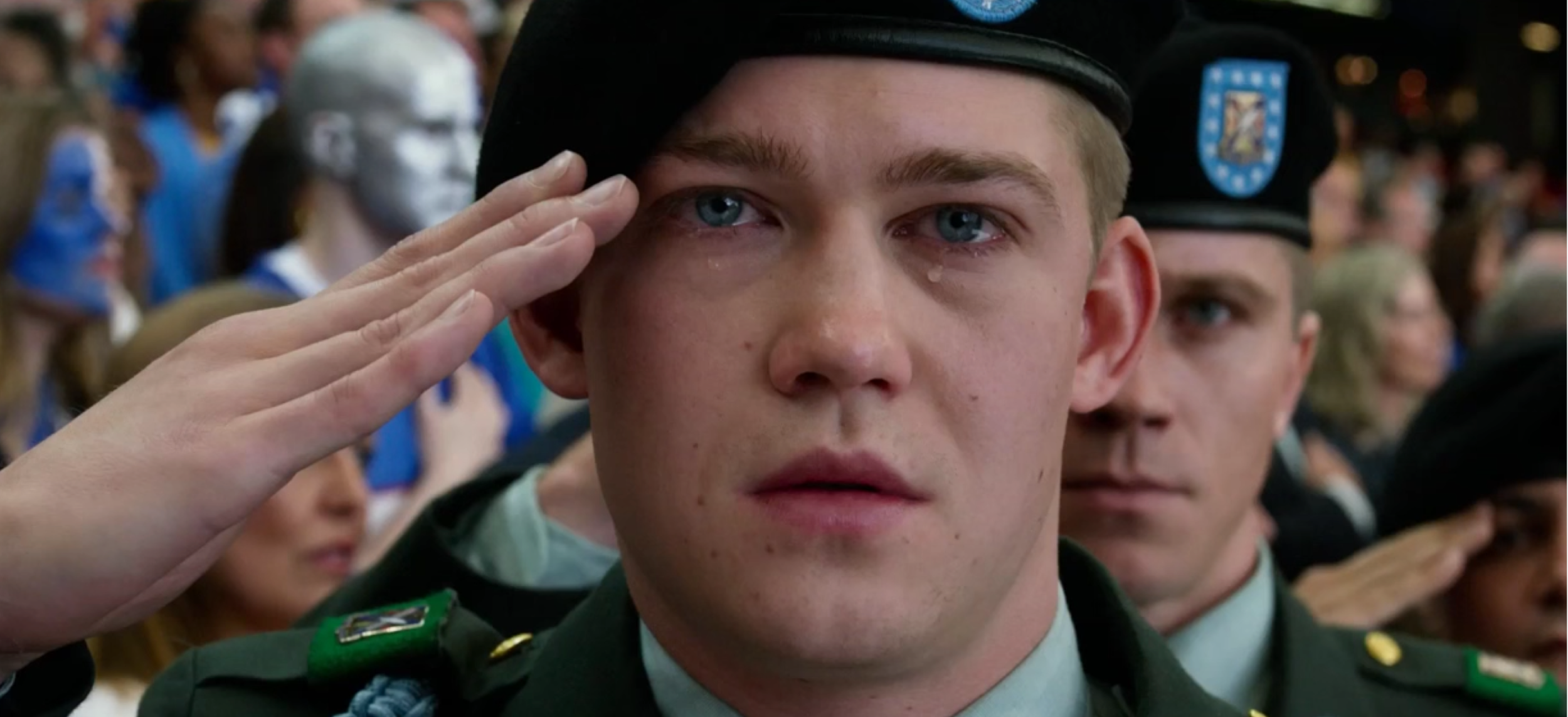 Joe Alwyn in "Billy Lynn's Long Halftime Walk." Dir. Ang Lee ("Life of Pi," "Brokeback Mountain") (Nov. 11)