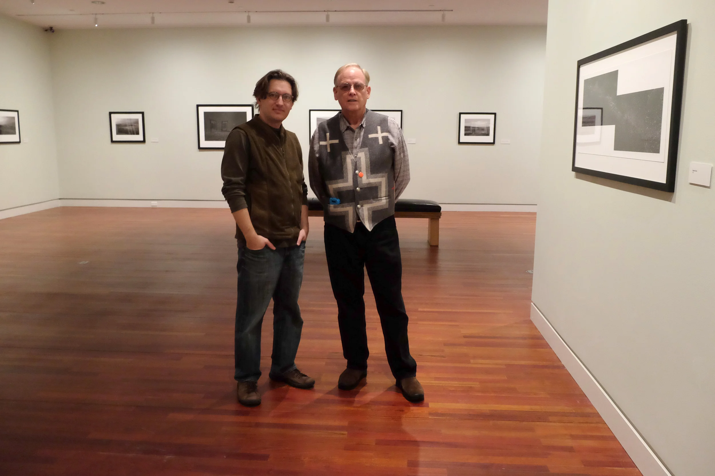 At the Taylor Museum/FAC for the Firmament exhibition with my publisher, George F. Thompson, 2013