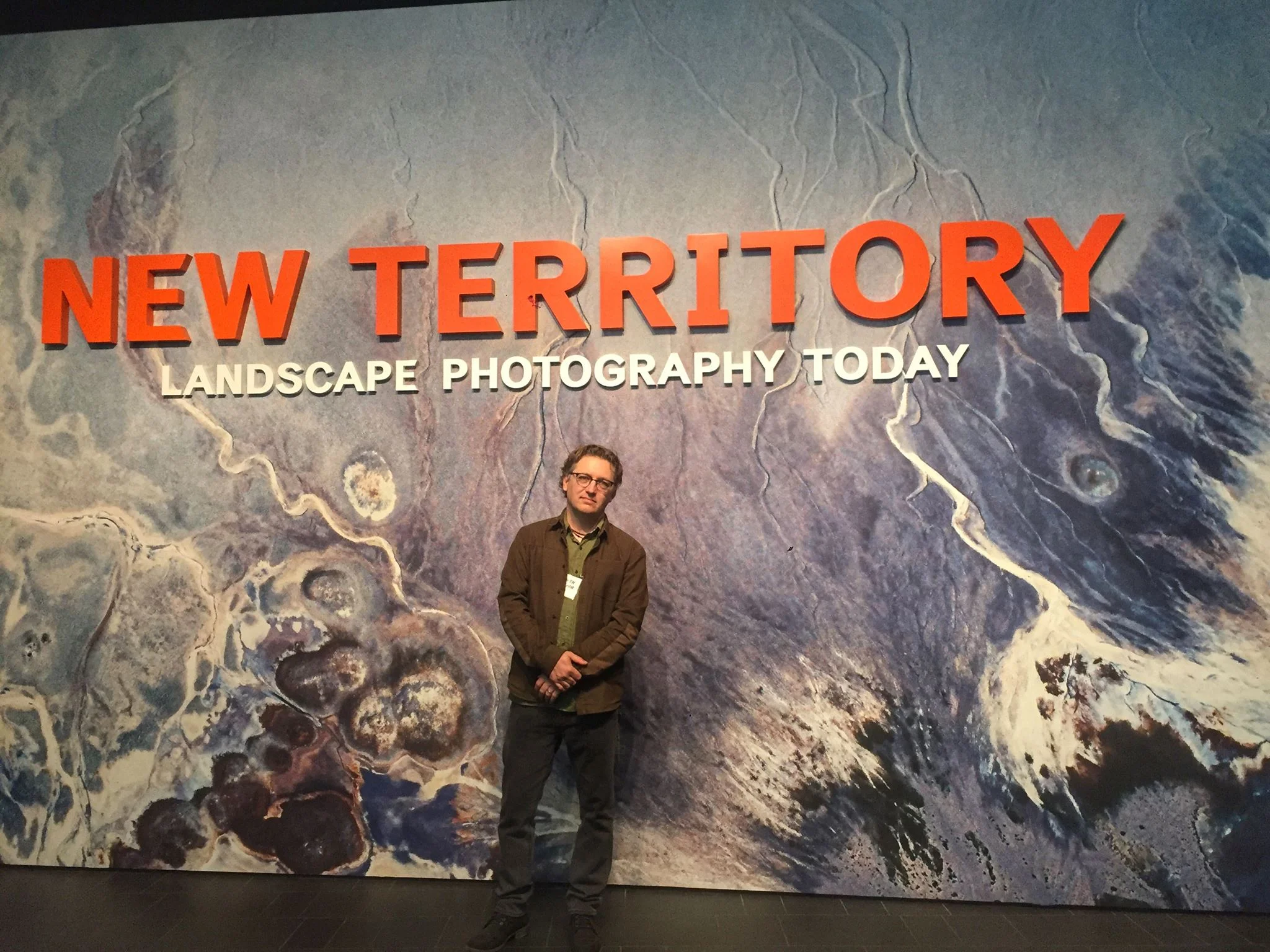 At the Press Preview for New Territory: Landscape Photograohy Today, which included 3 of my photographs in the exhibition, at the Denver Art Museum, 2018.