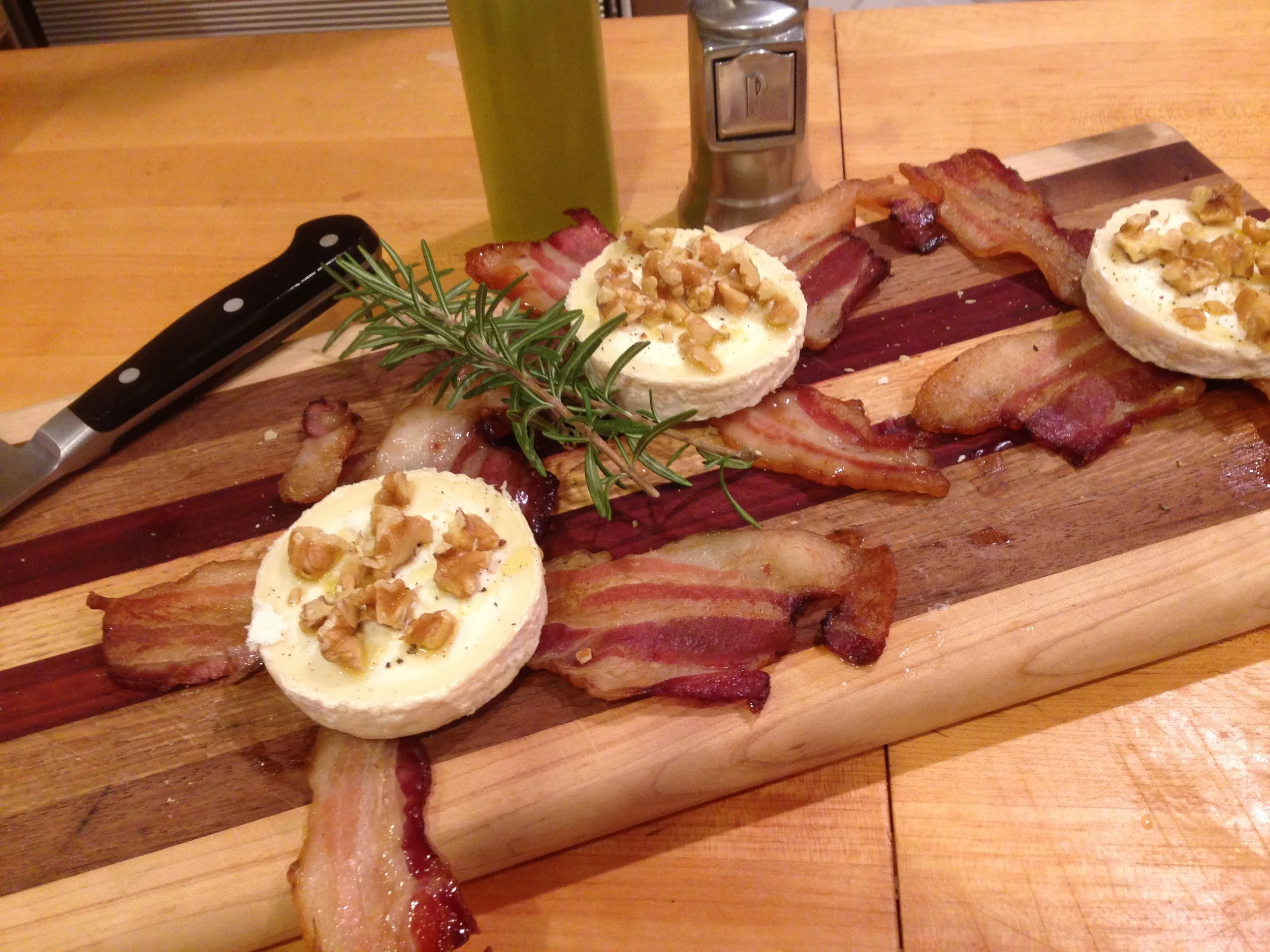Bacon Wrapped Goat Cheese