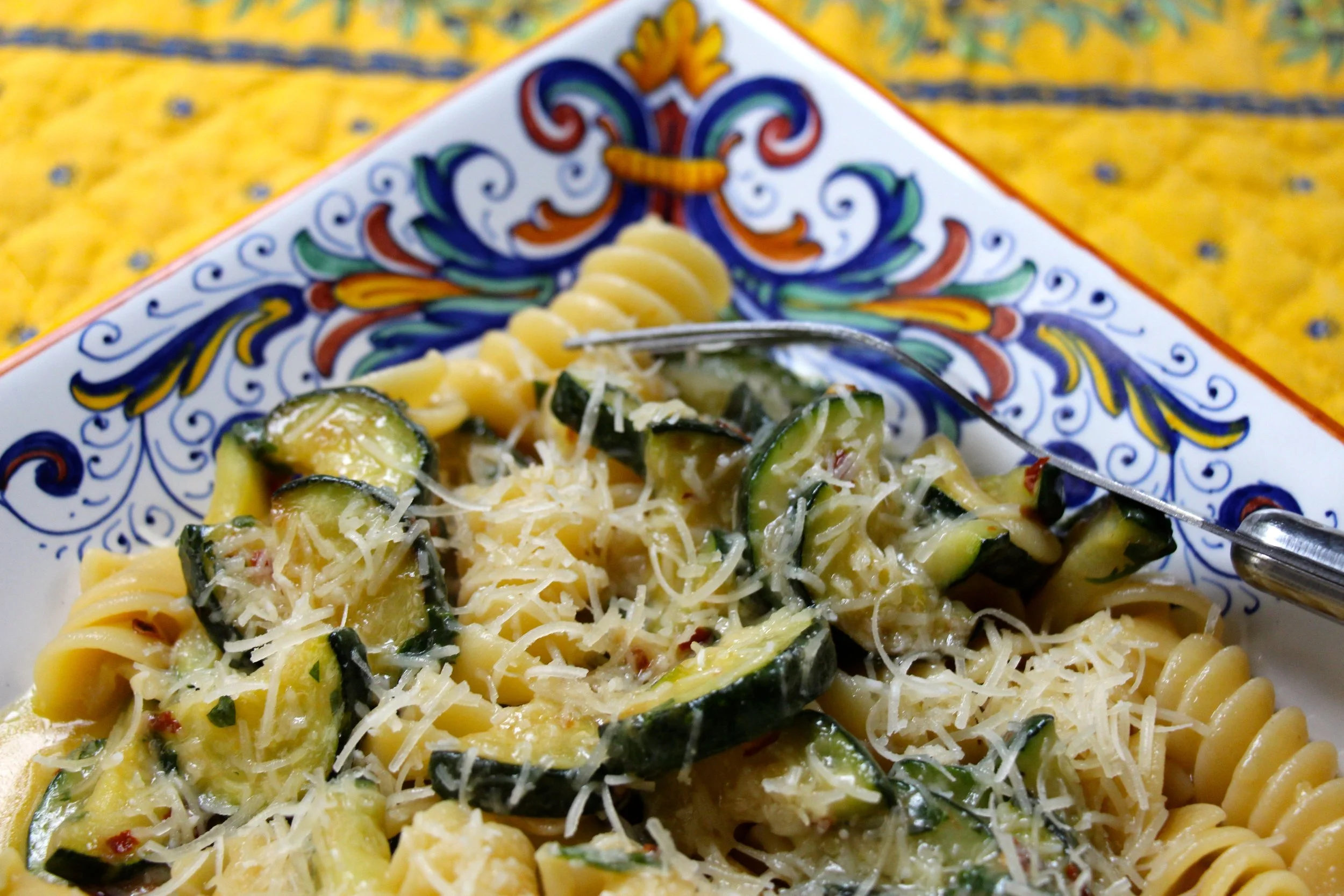 Fusilli Pasta with Zucchini