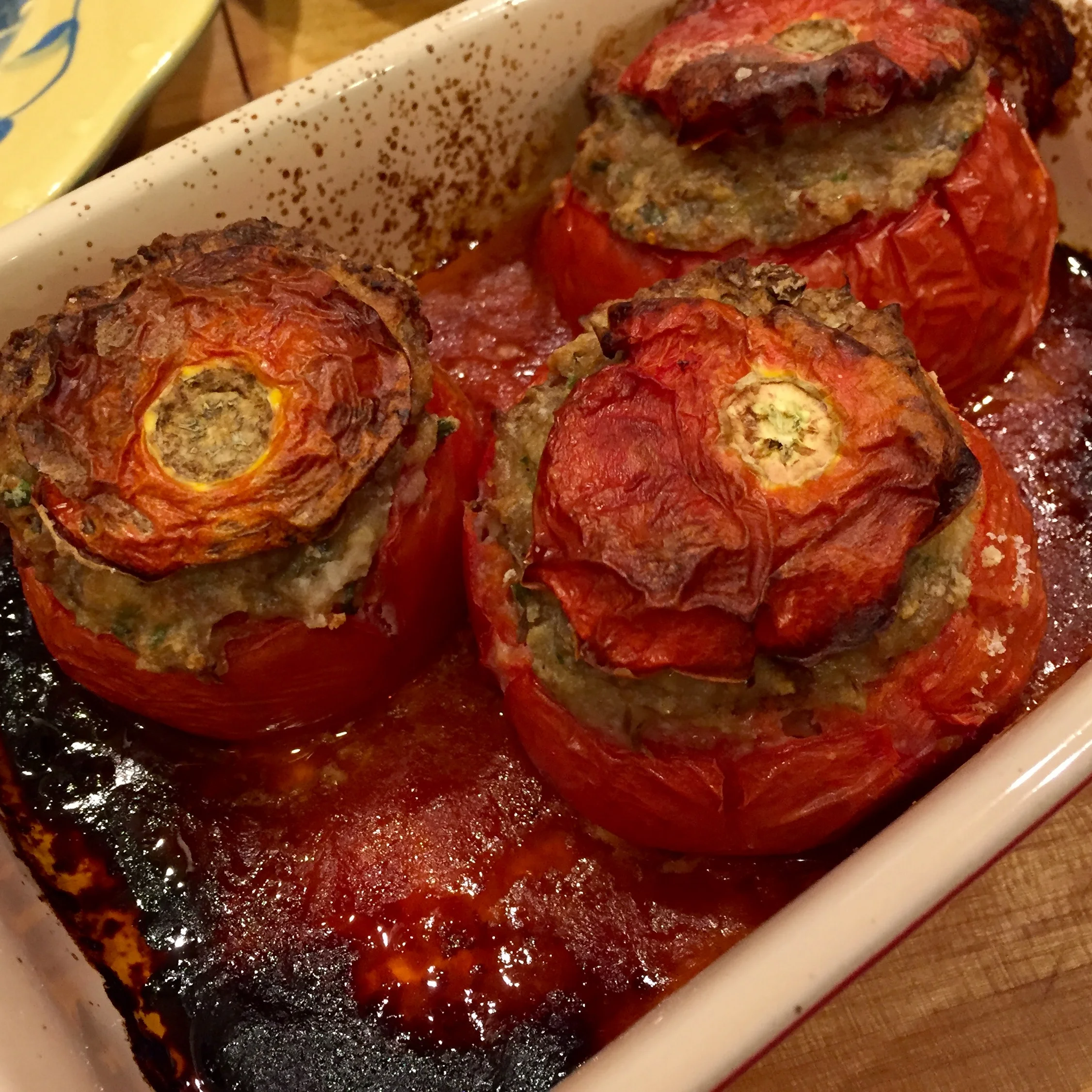 Baked Tomatoes Farcies