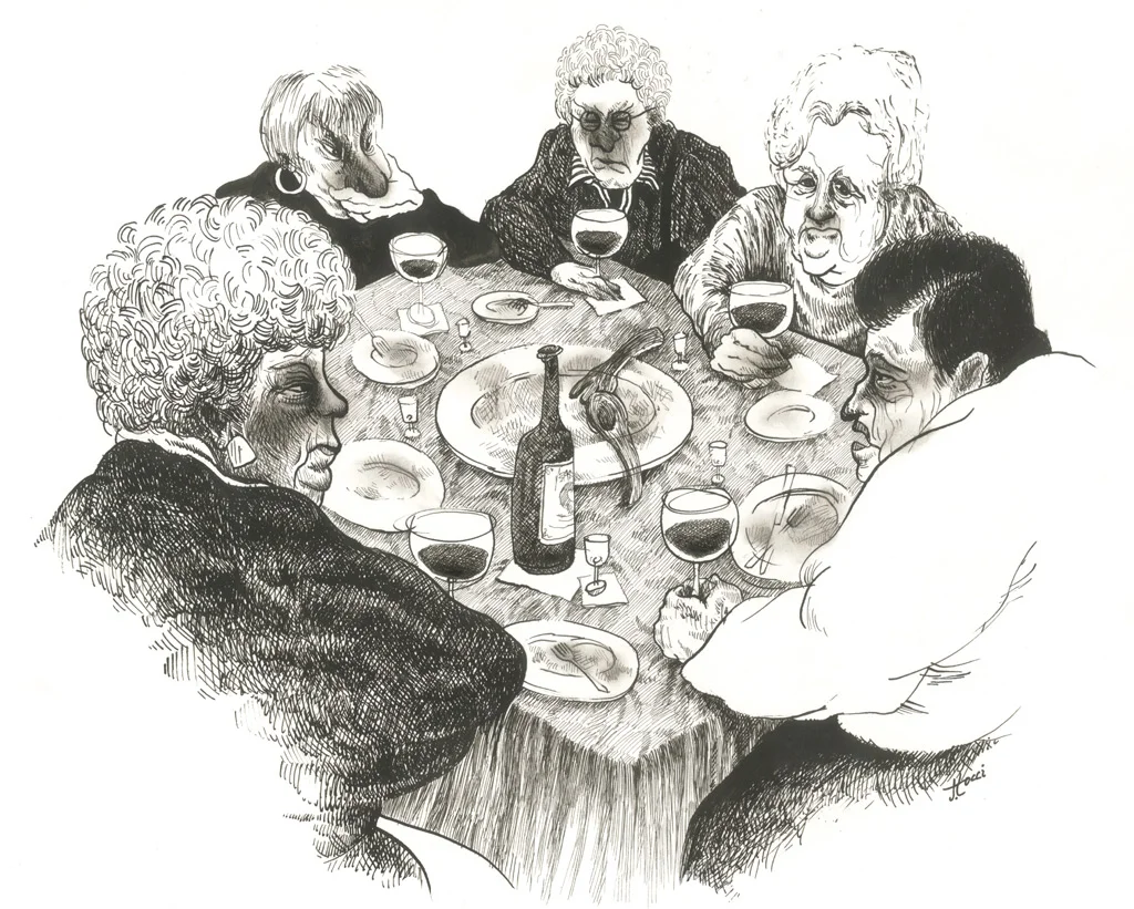Five Italian-American Women Discussing the Possibilities and Reprocussions of a Loved One Marrying a Black