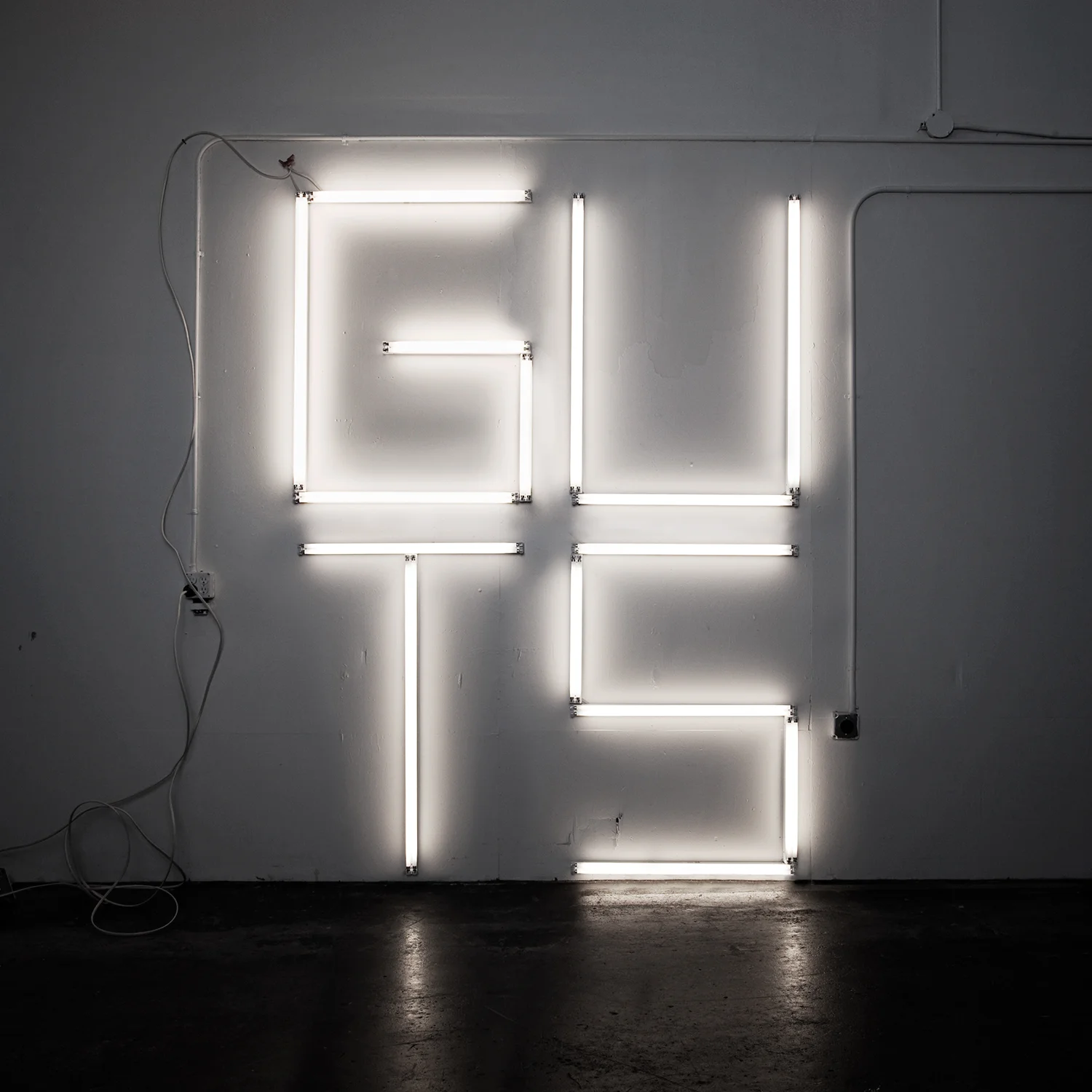 FAIL GLORIOUSLY | W+K 12 is a big, weird, ridiculous family and for our art show, titled Fail Gloriously, we invited everyone who ever participated in W+K 12 to take part. I think it takes guts to fail, so for my piece I daisy chained strip lights together and fortunately, with no prior knowledge of electrics, only came close to electrocuting myself.