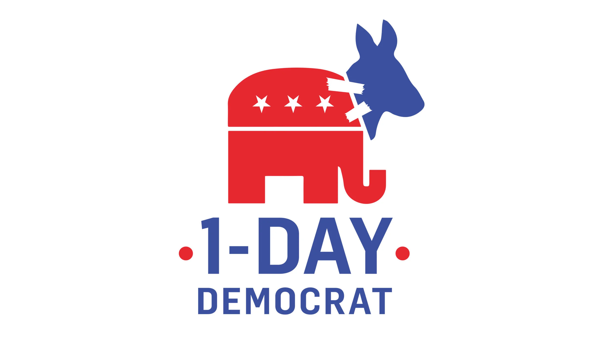 1-DAY DEMOCRAT | Save the Republican Party, Vote Democrat