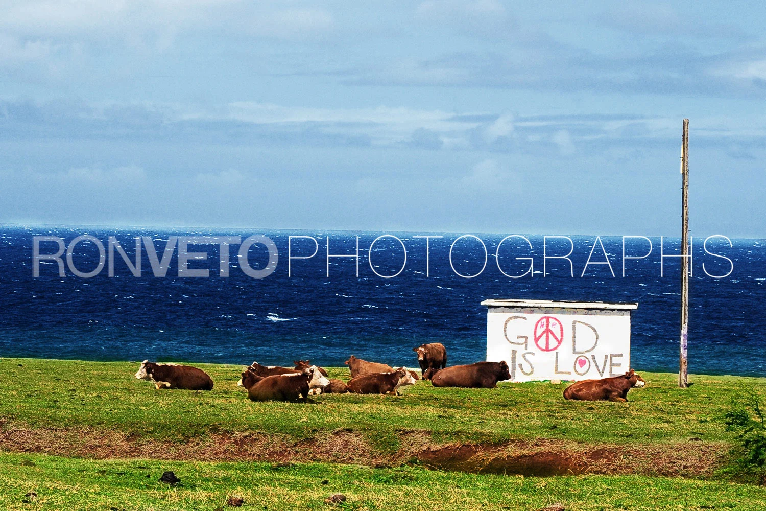 God is love, Maui, Hawaii