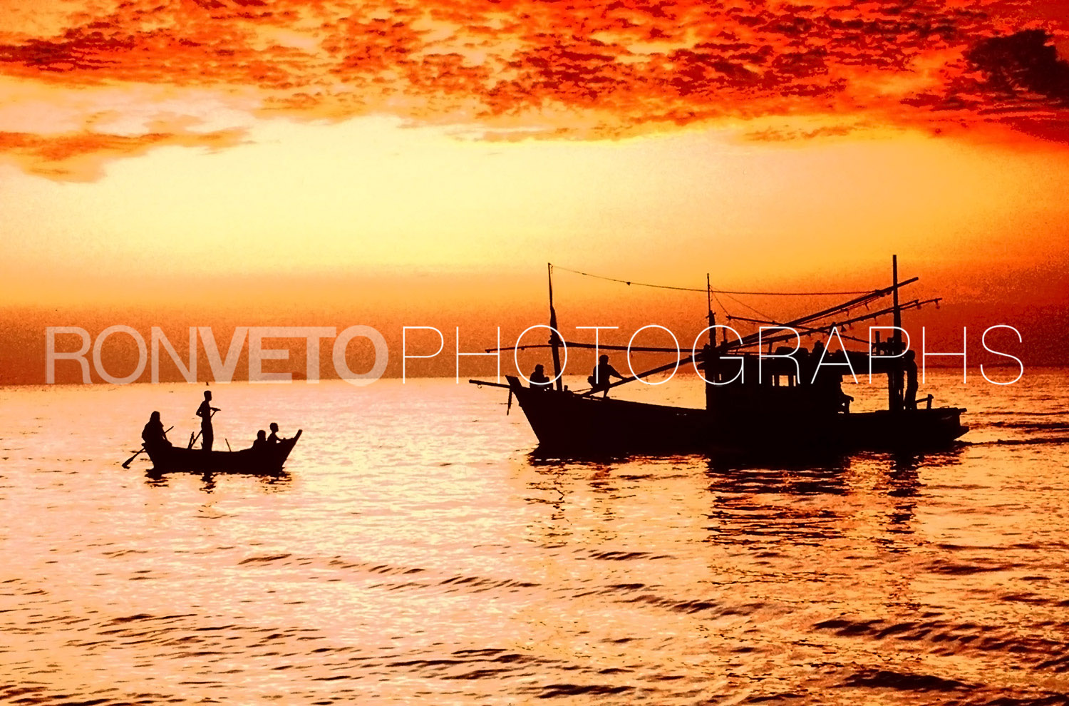 Thai fishing boats, Southern Thailand