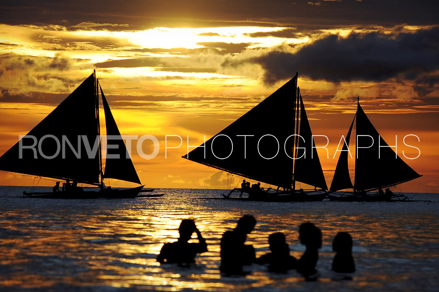 Sunset in Boracay, Philippines