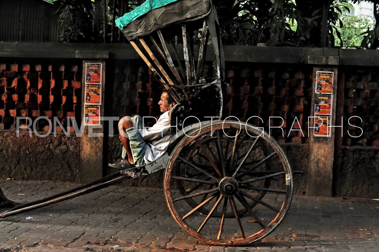 Rickshaw, Calcutta, India