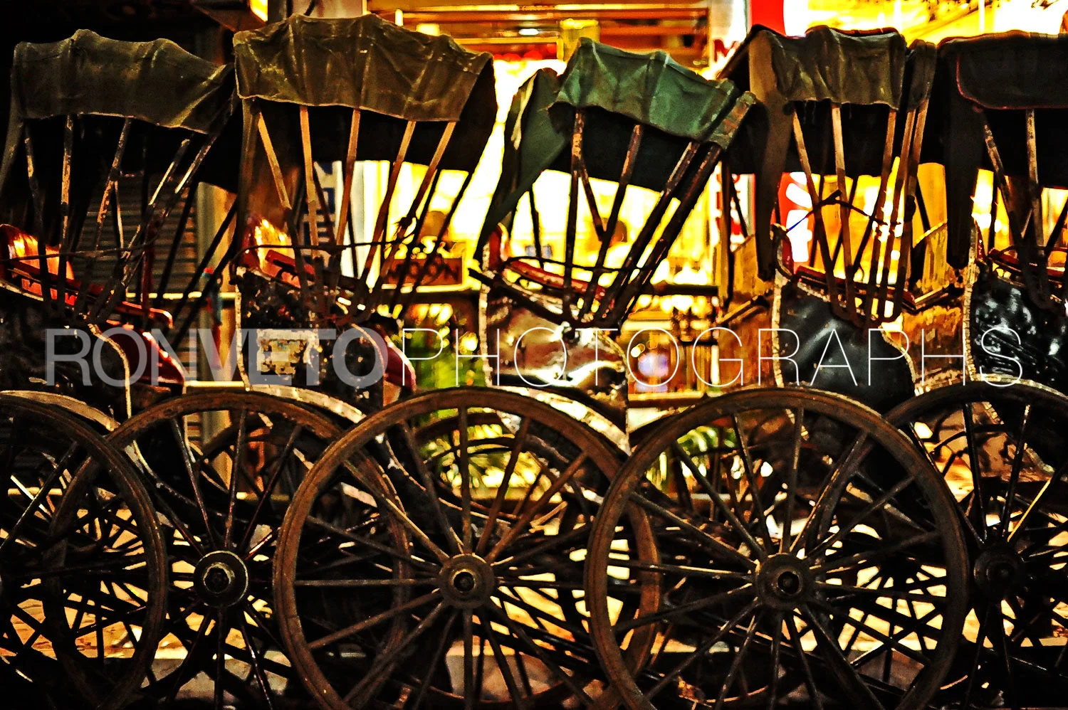 Rickshaws, Calcutta, India