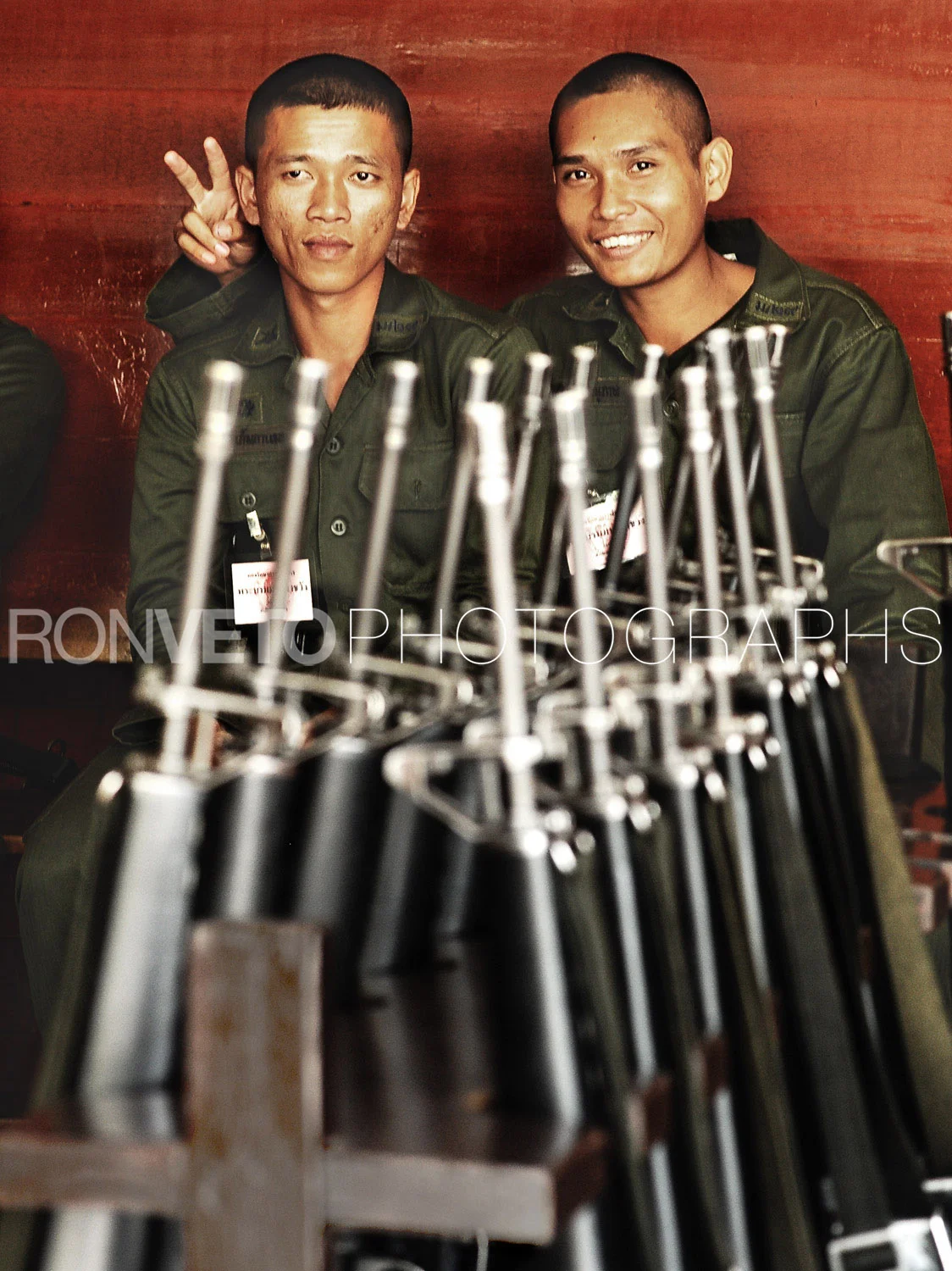 Thai soldiers, Bangkok, Thailand