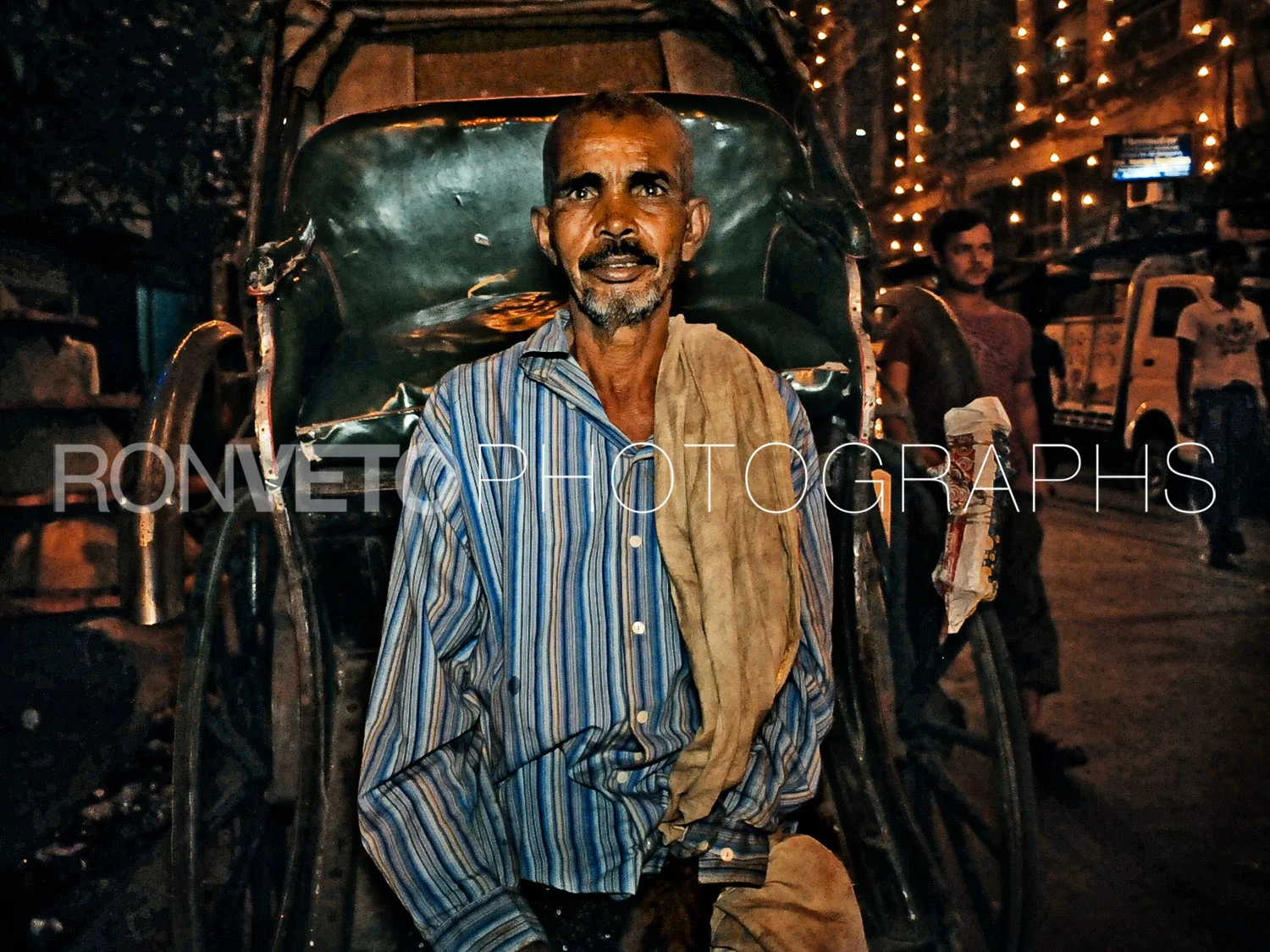 Rickshaw walla, Calcutta, India