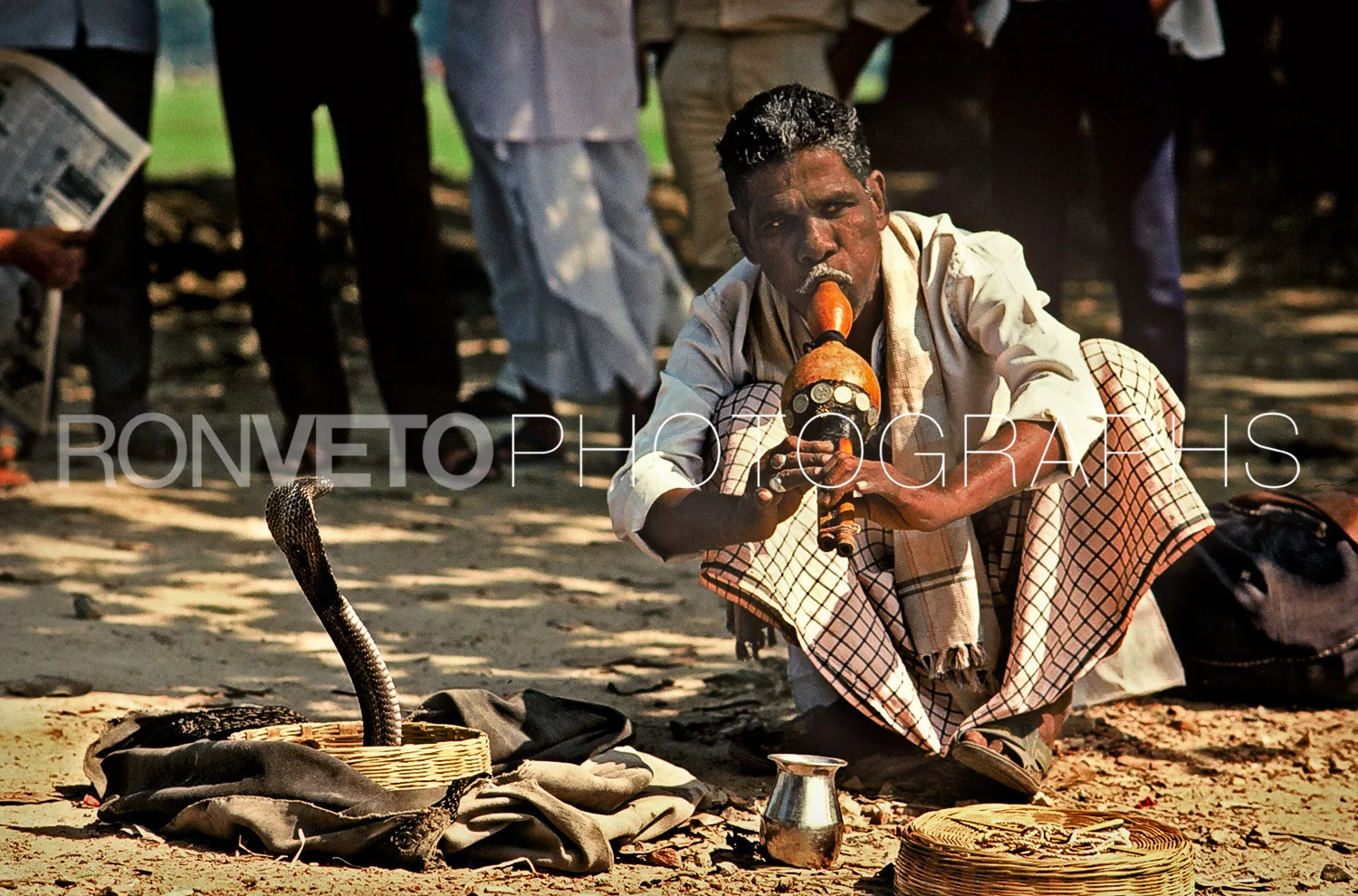 Charmer with Cobra, New Delhi, India