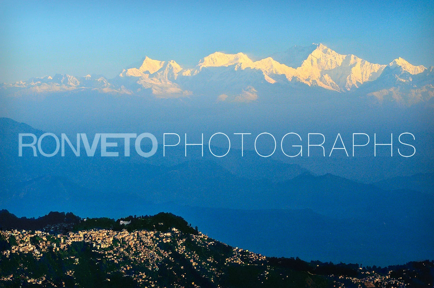 The great Himalaya Mountains, Darjelling, India