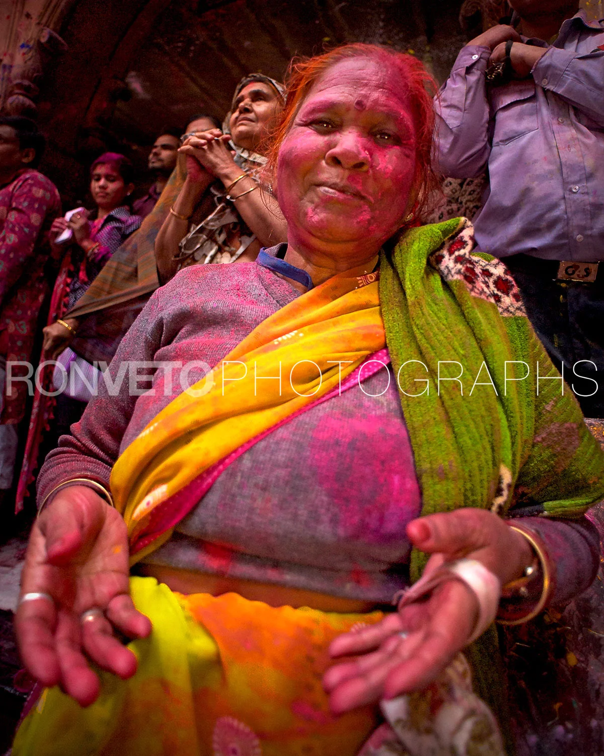 Holi greetings, Vrindavan, India