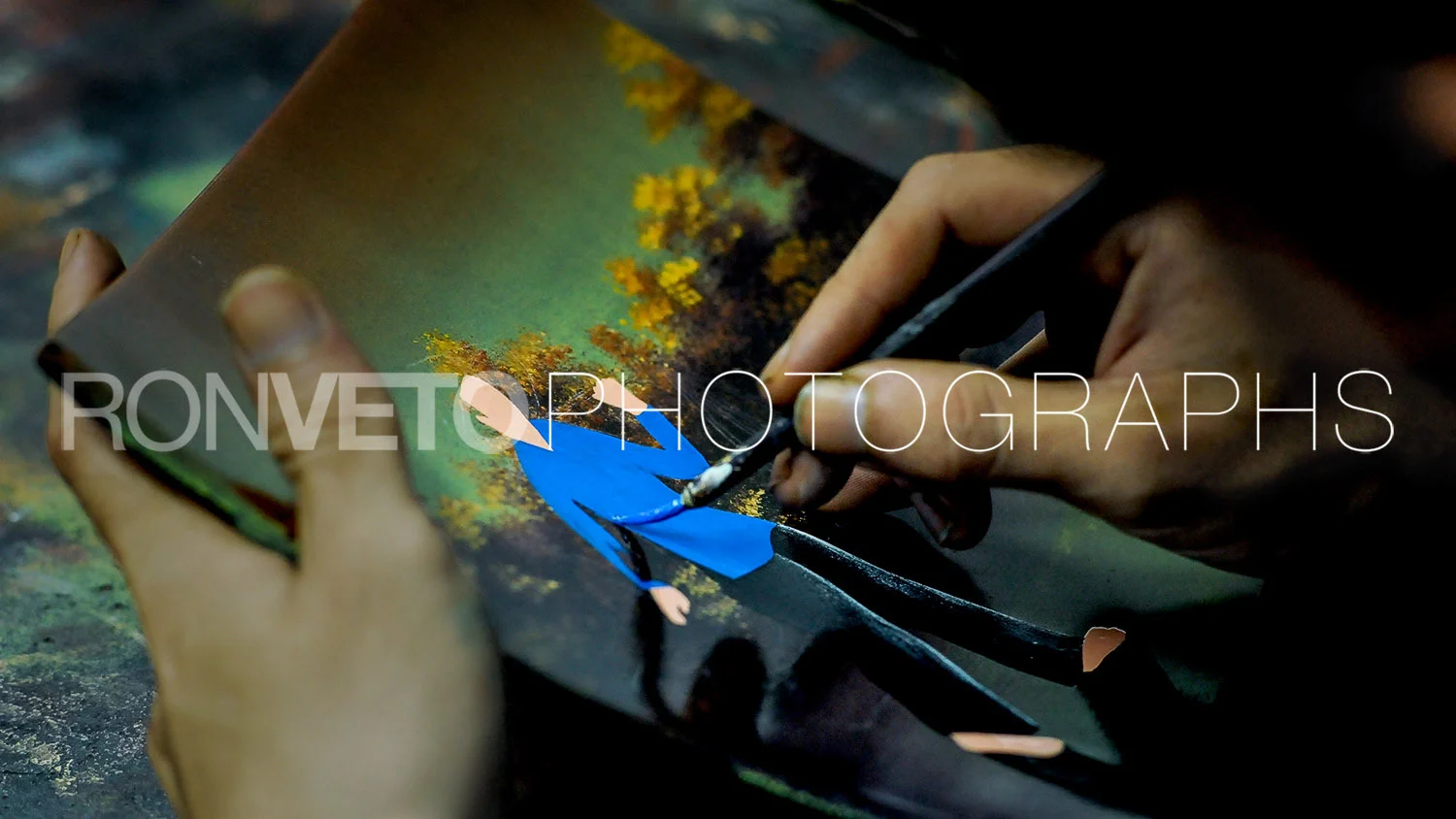 Painters hand, Vietnam