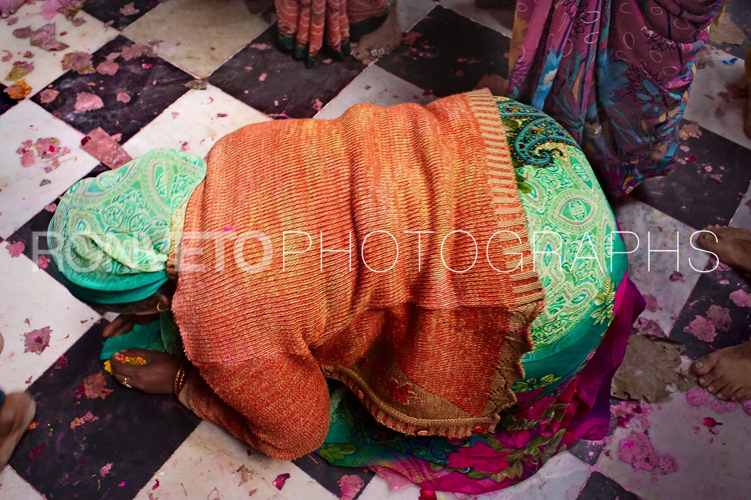 Total Holi faith, Vrindavan, India