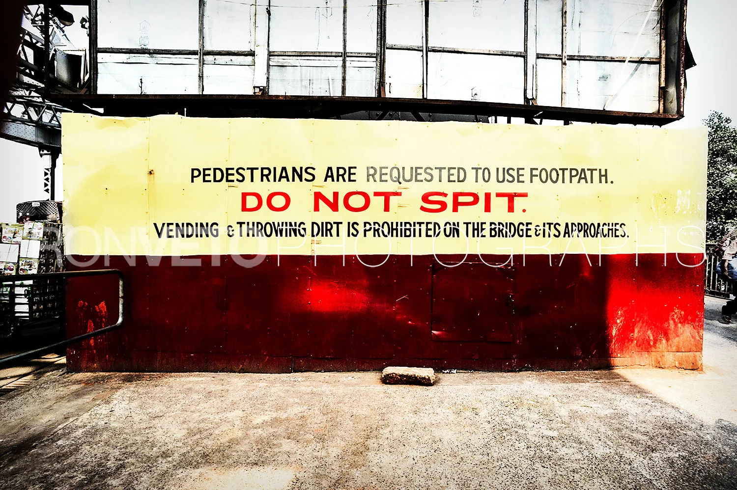 No Spitting! Calcutta, India