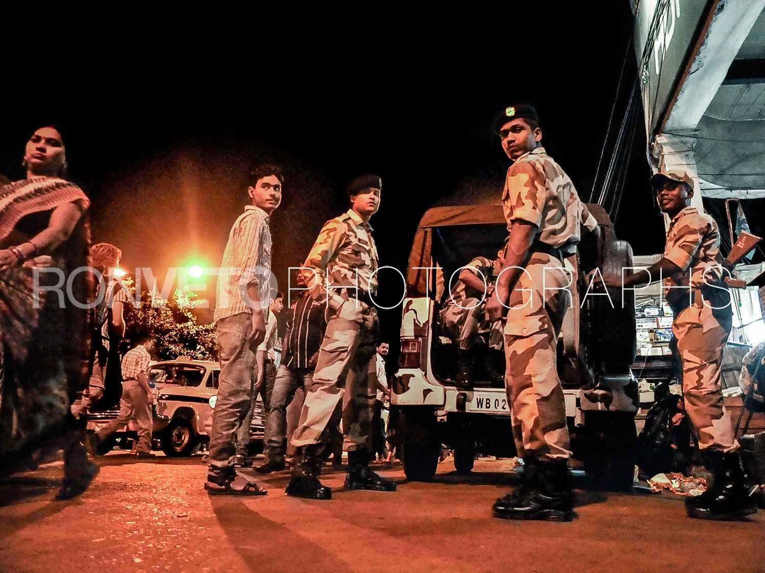 Soldiers, Calcutta, India