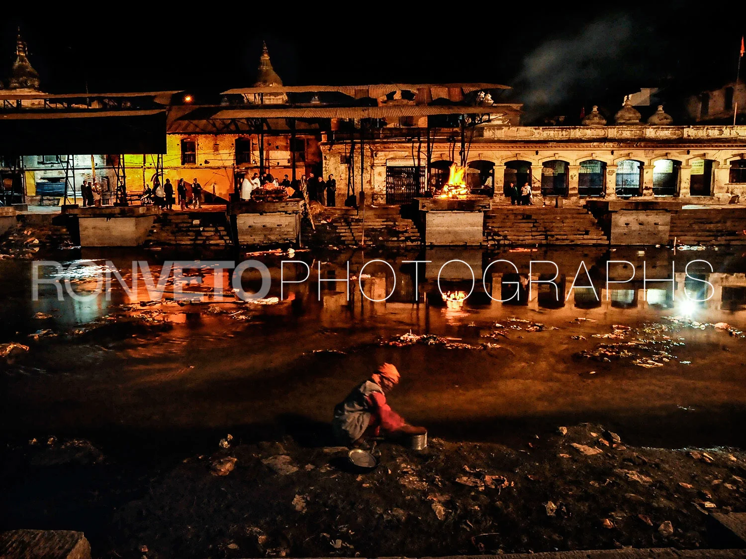 Doing the dishes, Kathmandu, Nepal
