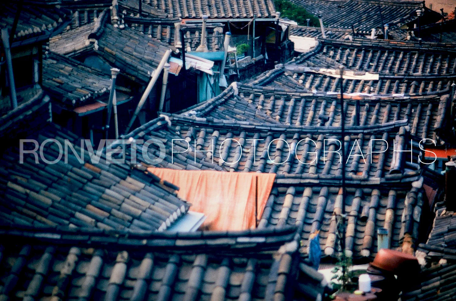 Korean rooftops, Seoul, Korea