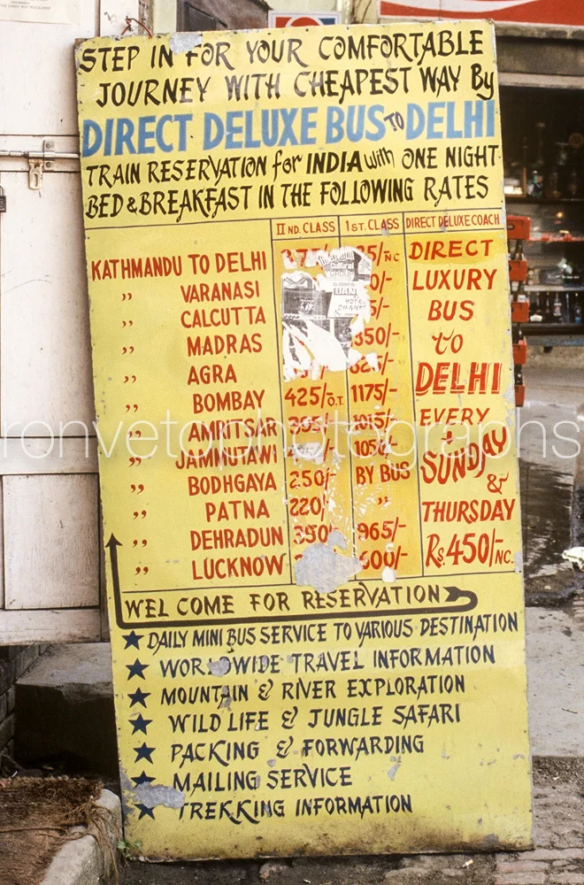 Bus stop, India