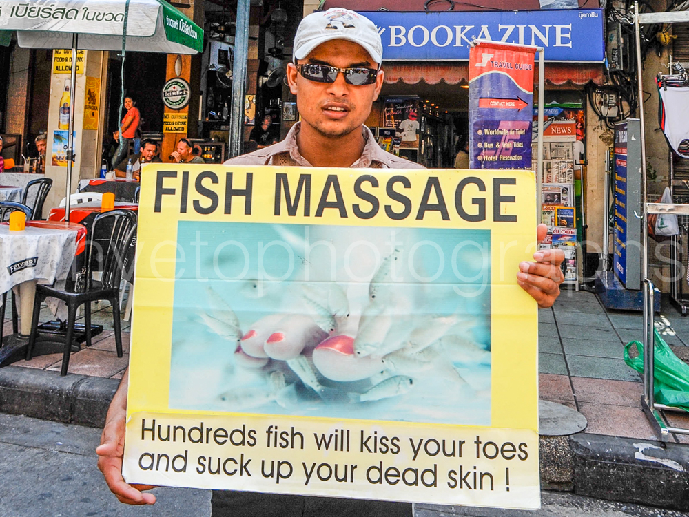 Fish/foot massage, Thailand