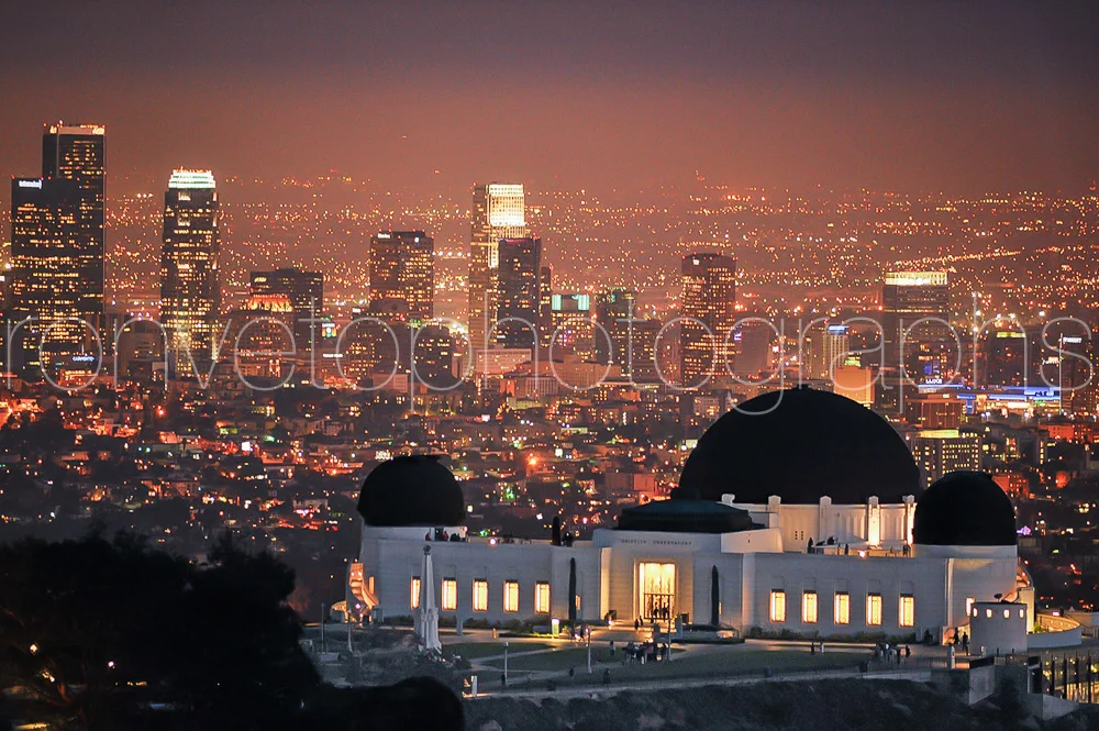 Griffith Park Observatory overlooking Los Angeles, Ca.