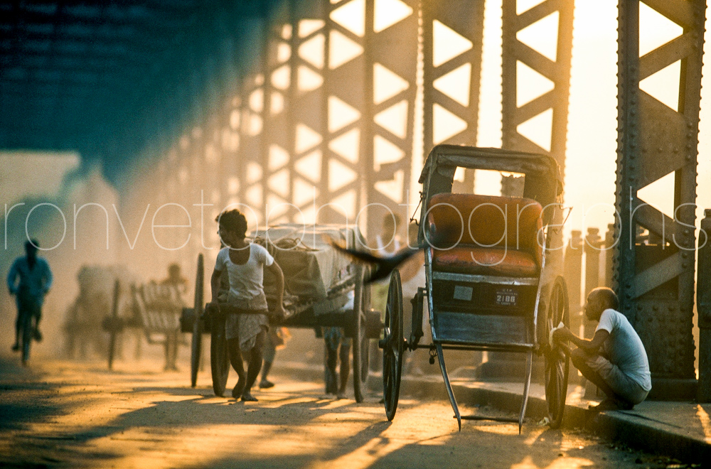 Howrah Bridge, Calcutta, India