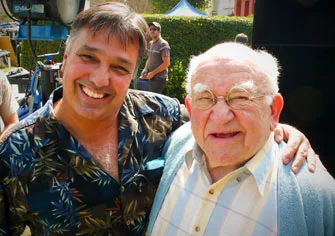 Ron with Ed Asner
