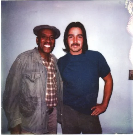 The Scatman. Scatman Crothers and Ron on Eastwood film, "Bronco Billy".