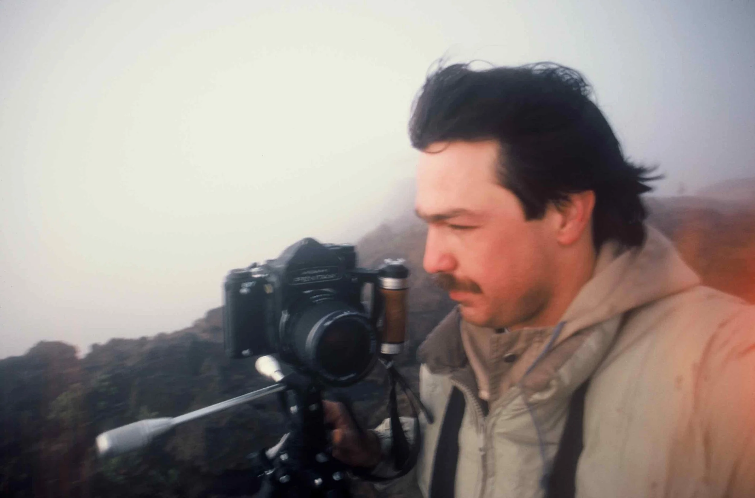 Freezing on top of Halalakua on Maui. Ice cold.