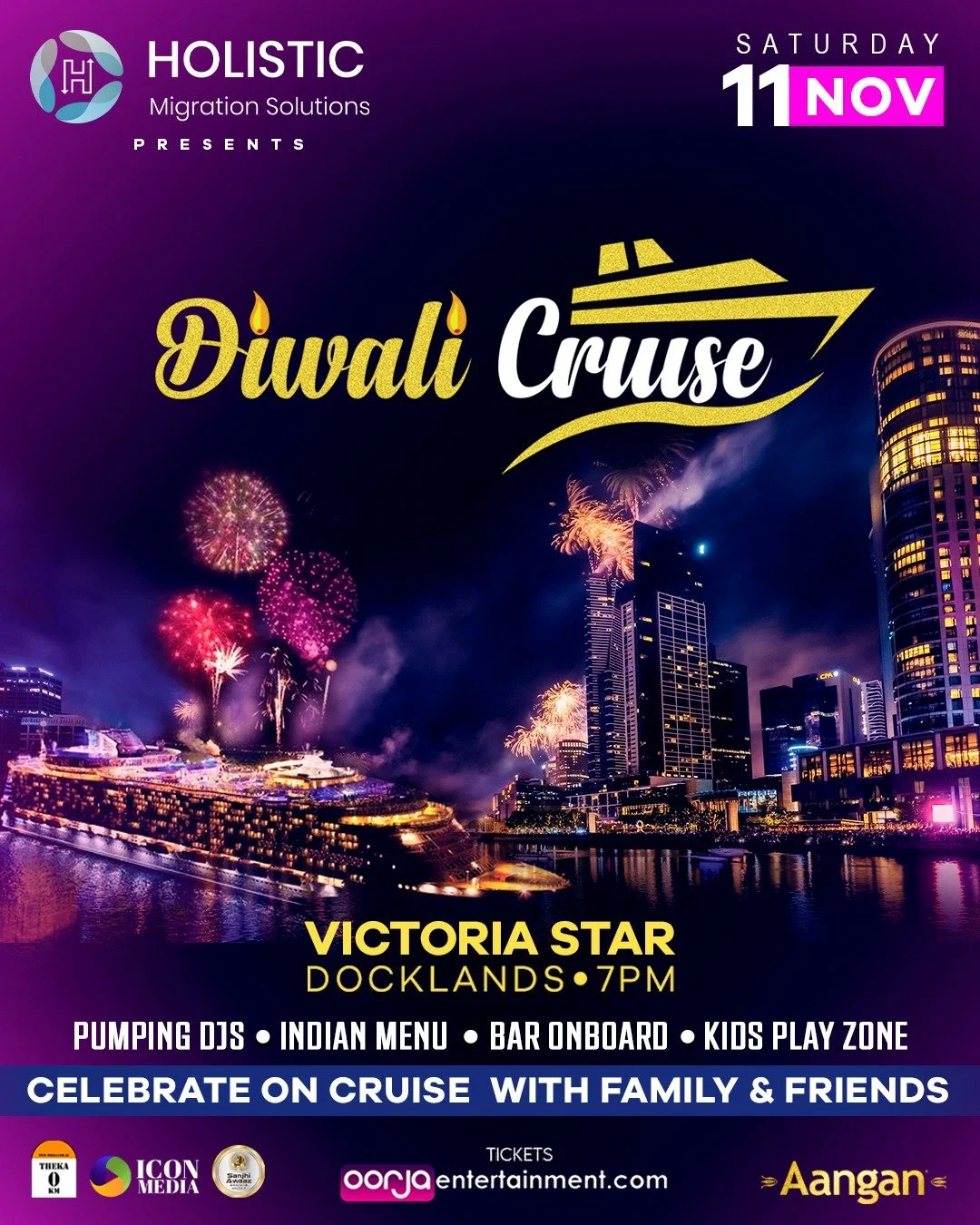 Diwali Cruise - 11 Nov @Docklands 