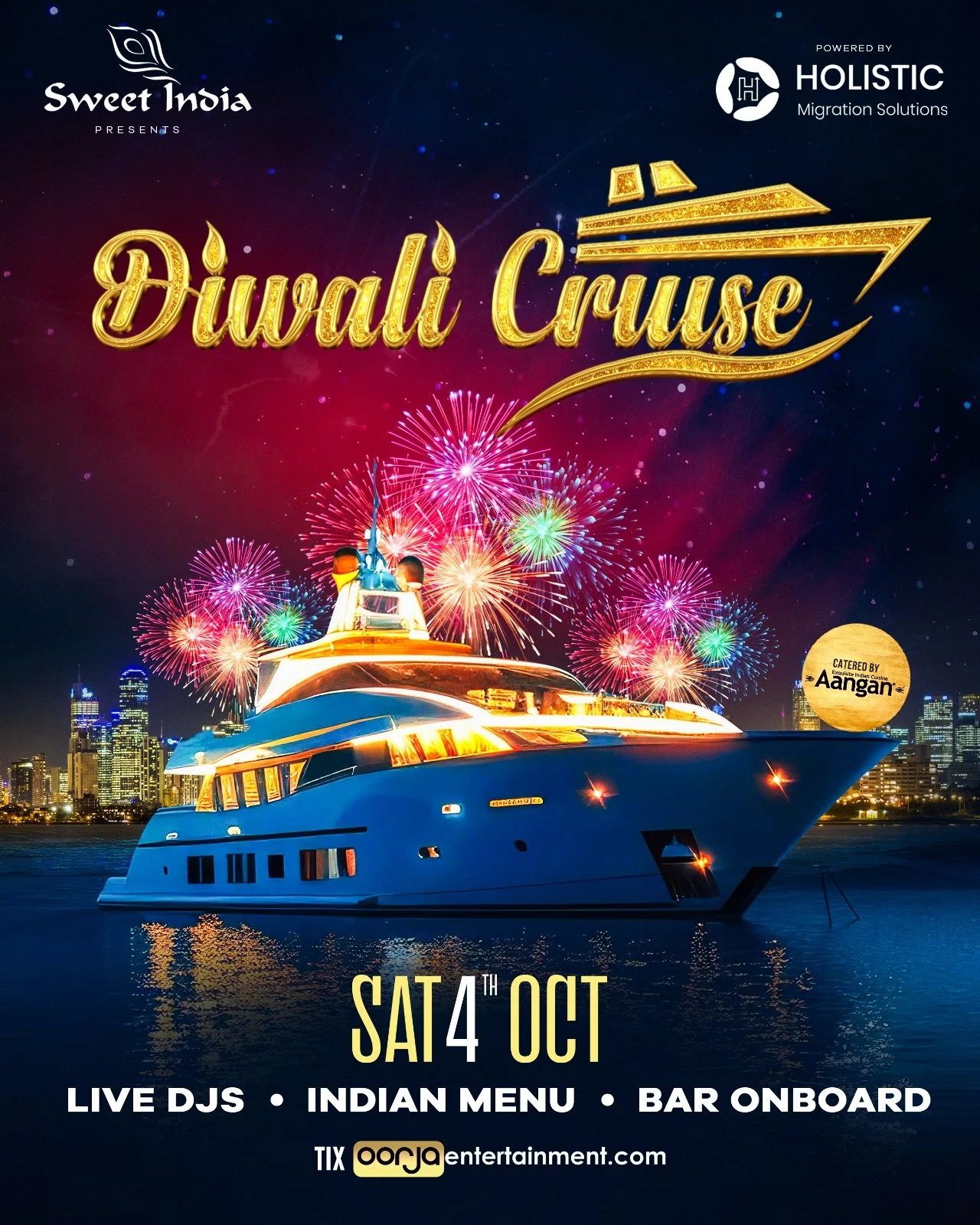 Diwali Cruise - 4 Oct @Docklands 