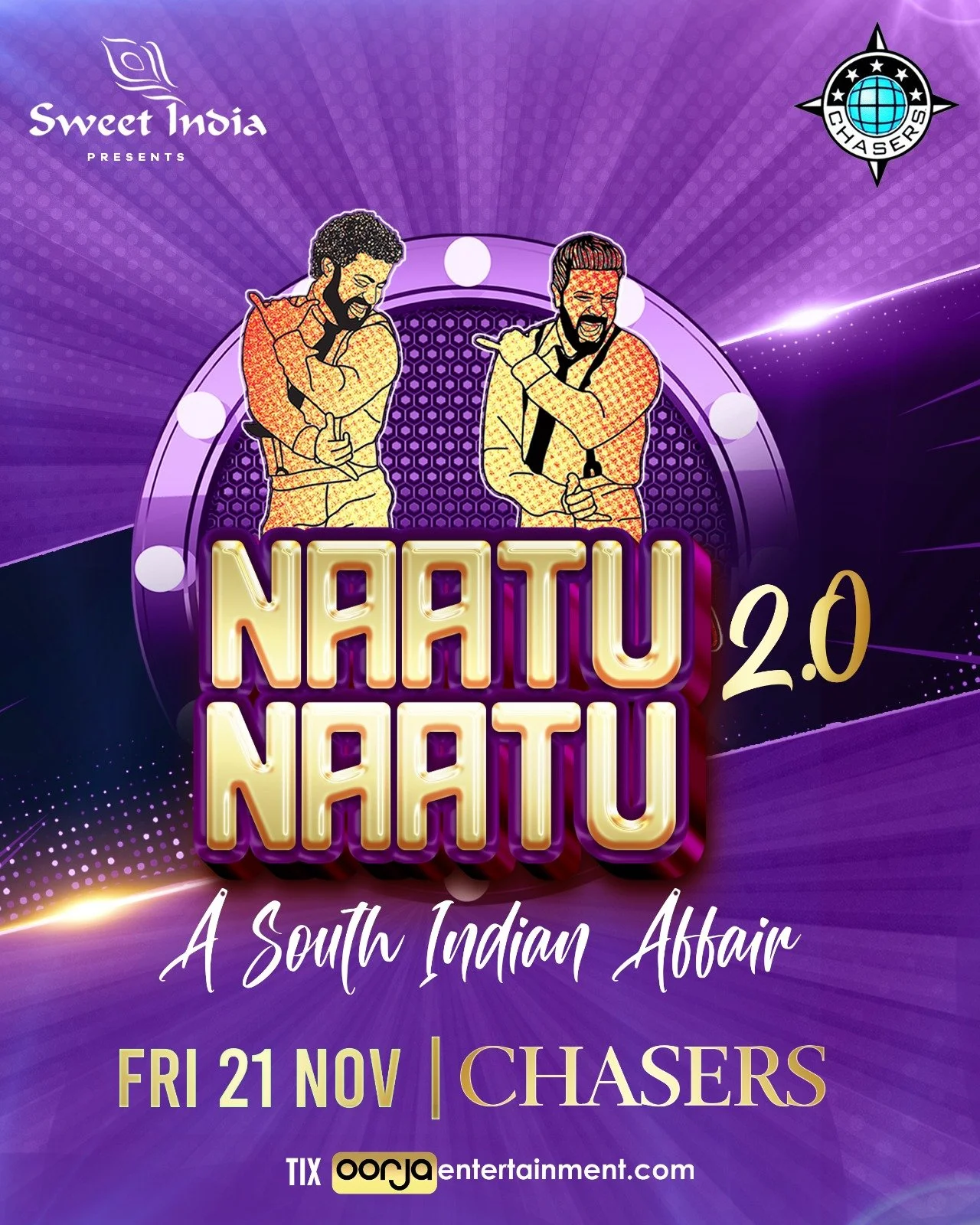 Naatu Naatu 2.O - A South Indian Affair @Chasers Nightclub! 