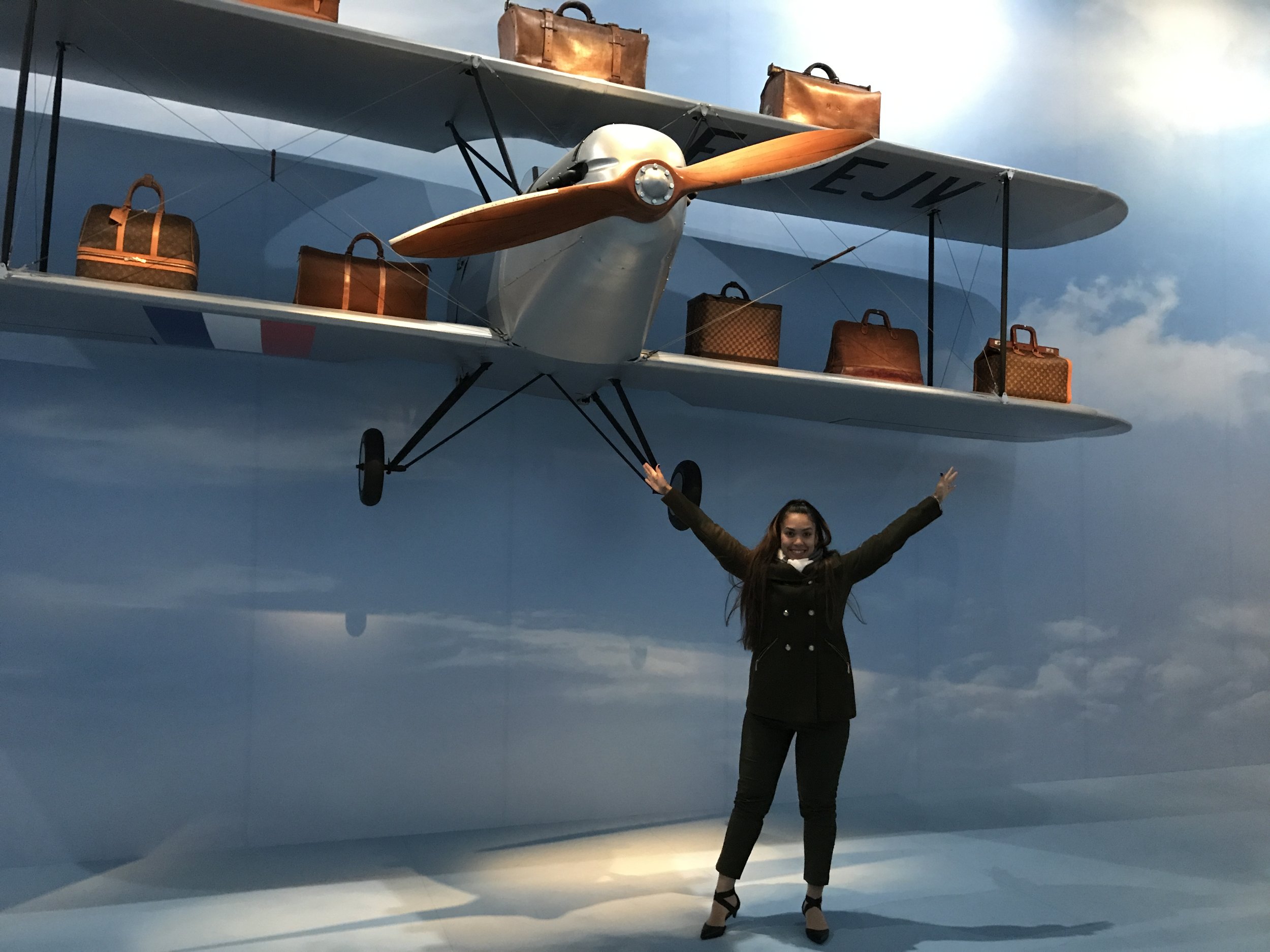 louis Vuitton exhibition plane