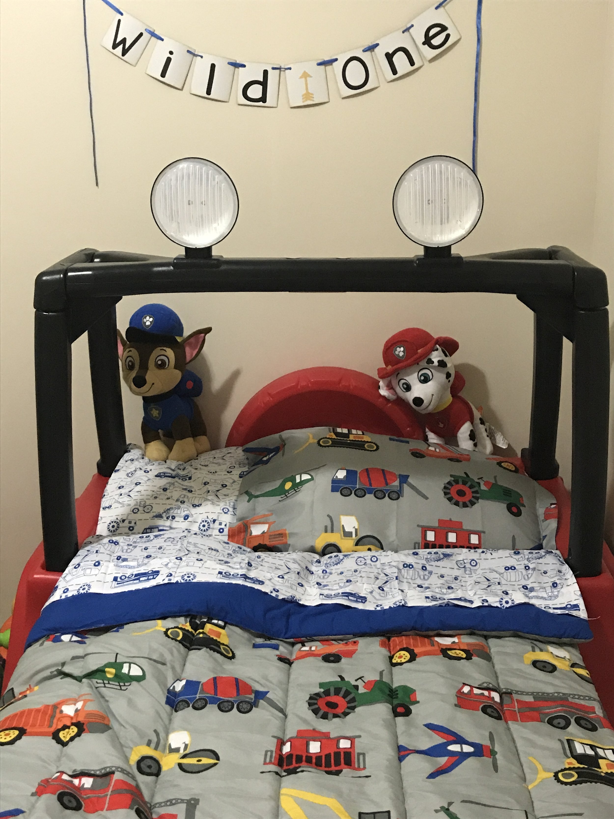 Paw Patrol Transportation toddler bedroom