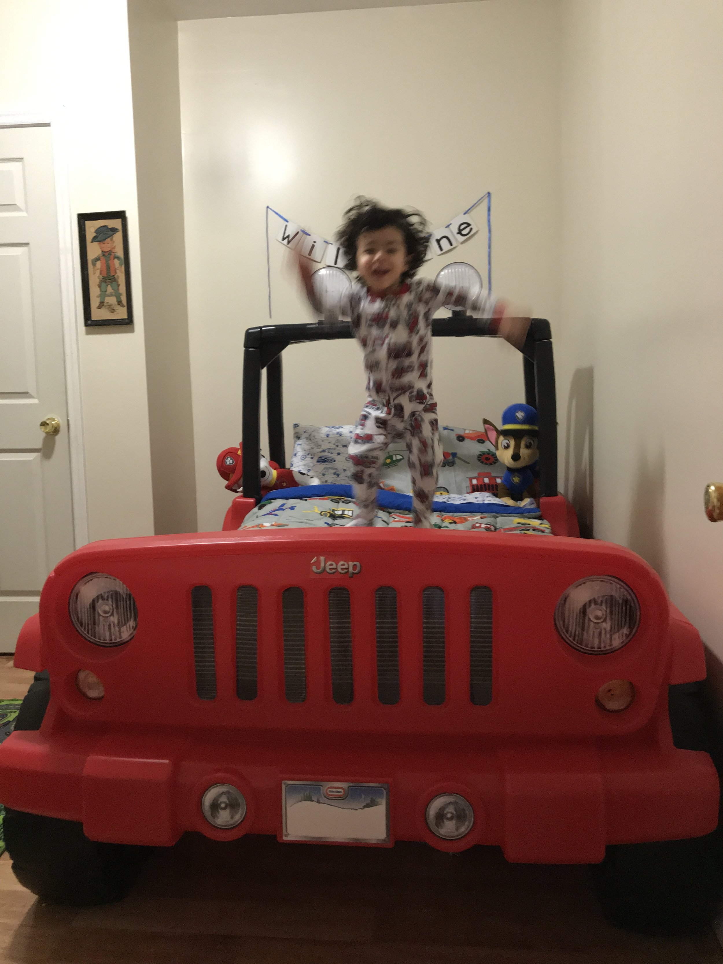 Jeep toddler bed
