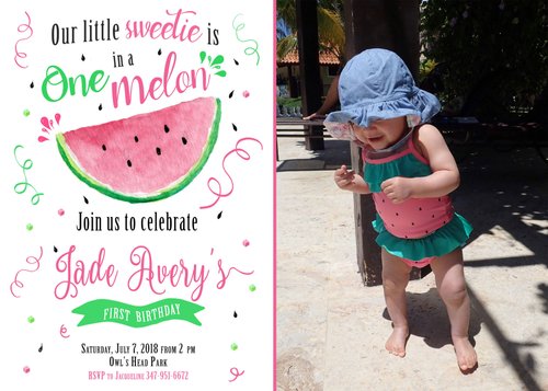 One In A Melon Watermelon First Birthday Ana Jacqueline Latina Mom Motherhood Fitness Travel Life