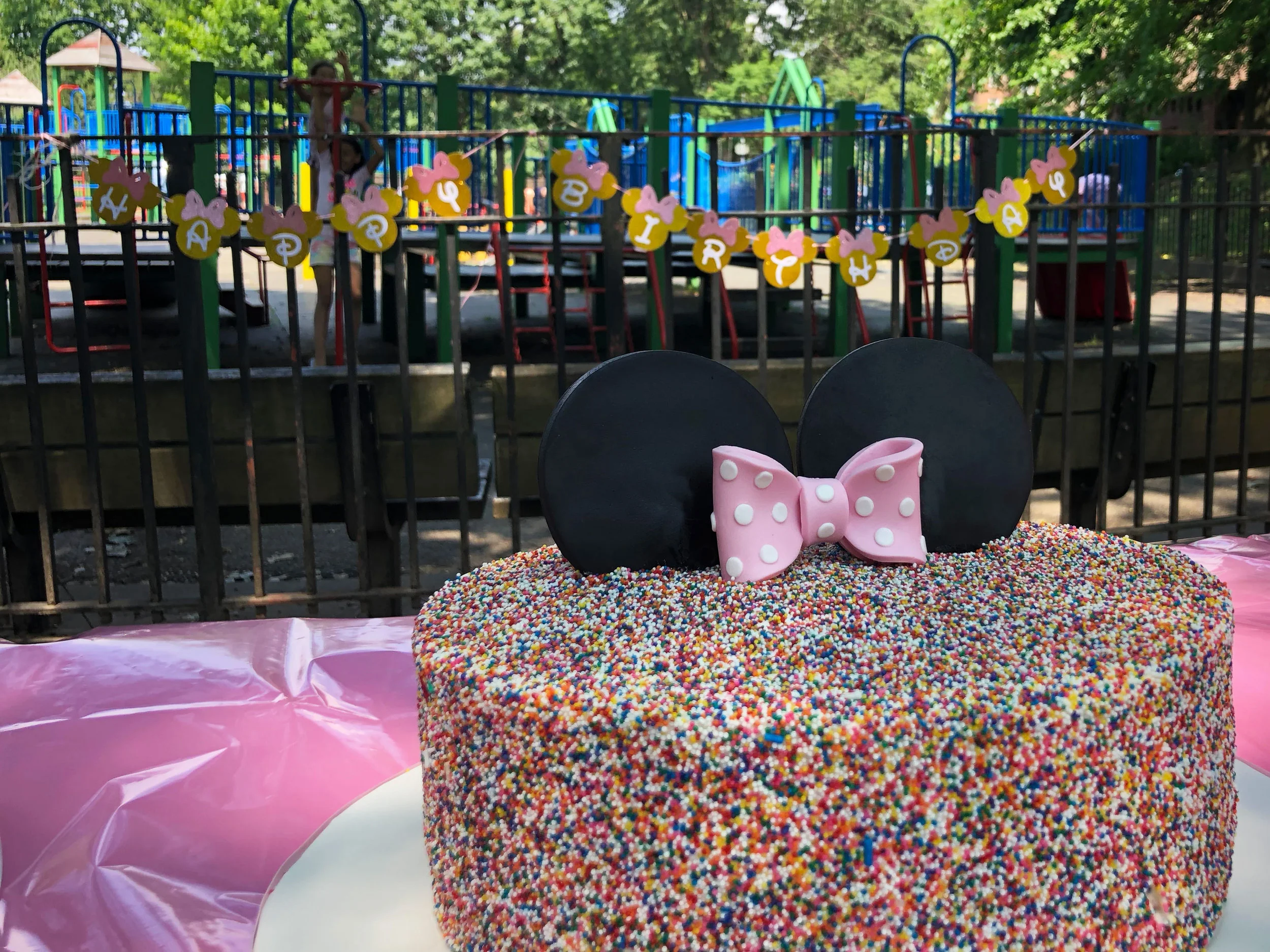Minnie Mouse sprinkle cake.jpg
