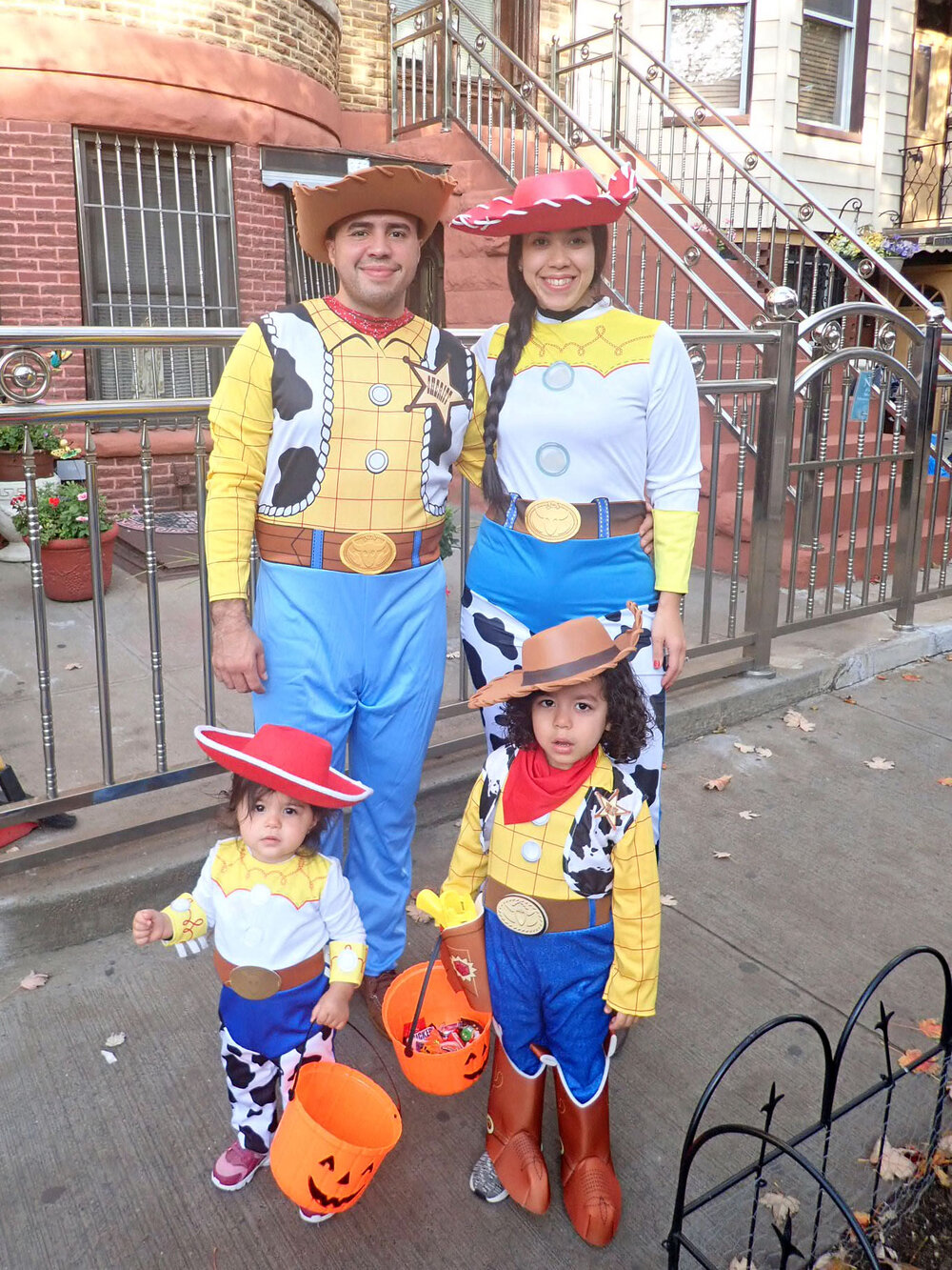 Toy story Woody and Jessie fancy dress costume idea