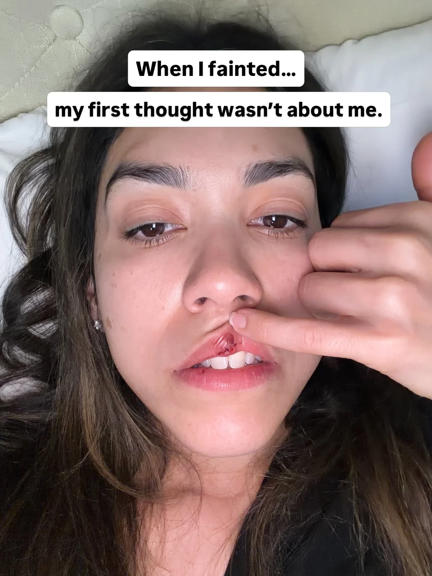 I&rsquo;ve fainted before&hellip; but never in front of my husband or kids. And it hit me differently this time.

Waking up to Achilles crying and Argenis holding me, I realized I&rsquo;m replaceable everywhere in life&hellip; except here.

This week