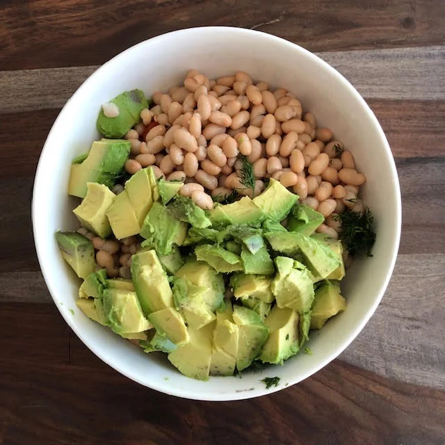 Step 4: Add chopped avocado for a creamy texture and to add healthy fats. According to many natural health doctors and nutritionists, Avocados are claimed to be one of the top 5 healthiest foods on the planet! Avocados are high in fibre, healthy mono-unsaturated fats and even contain some protein! If you aren’t already eating avocado or guacamole, I would highly advise you to add it to your daily or weekly meals.