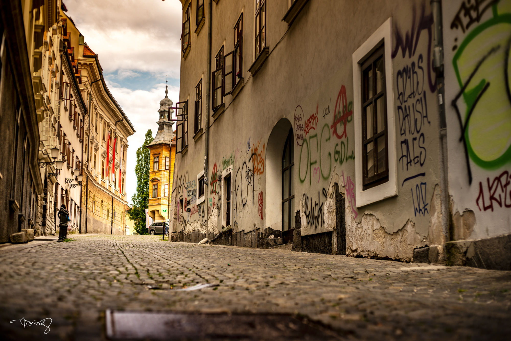 Streets of Slovenia - 20"x 30" Canvas